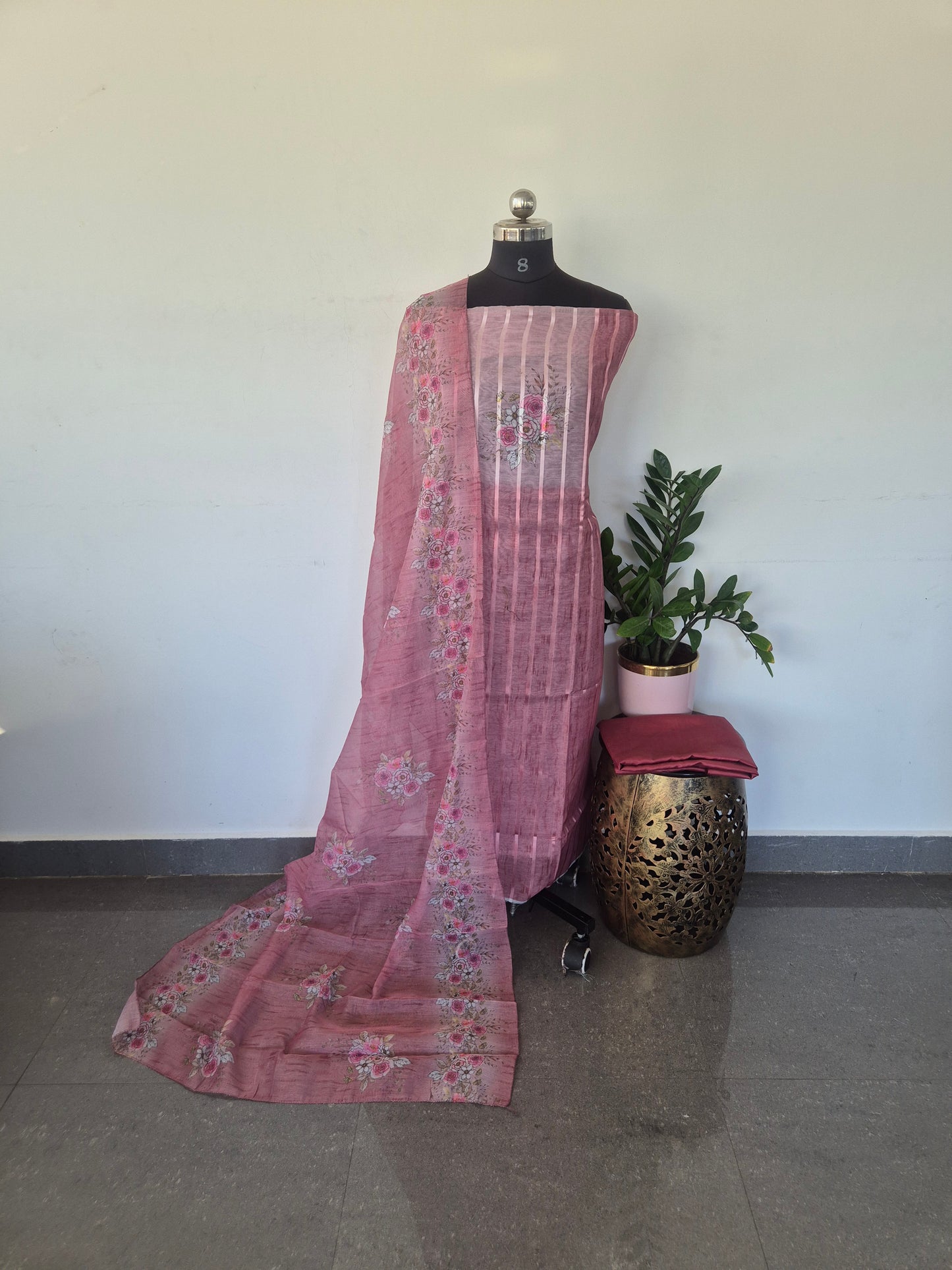 Soft linen set with Jari lines - SJ9