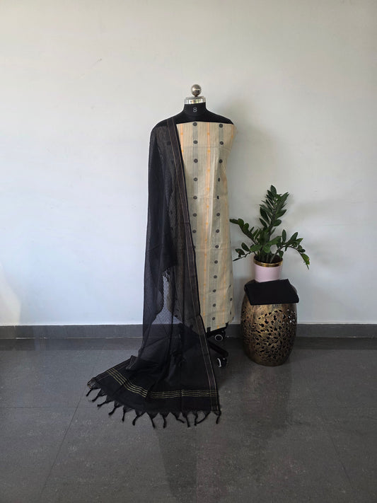 Pure handloom cotton set  - WH2