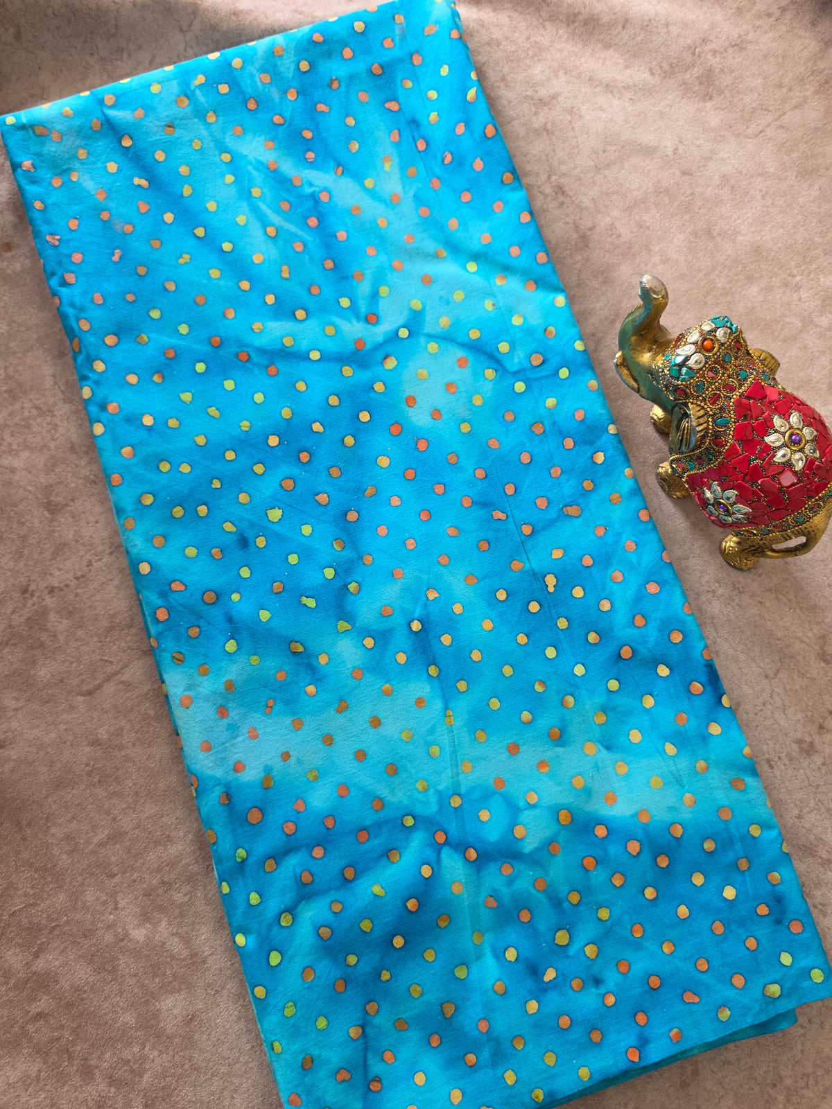 Handcrafted batik cotton running material -HB187