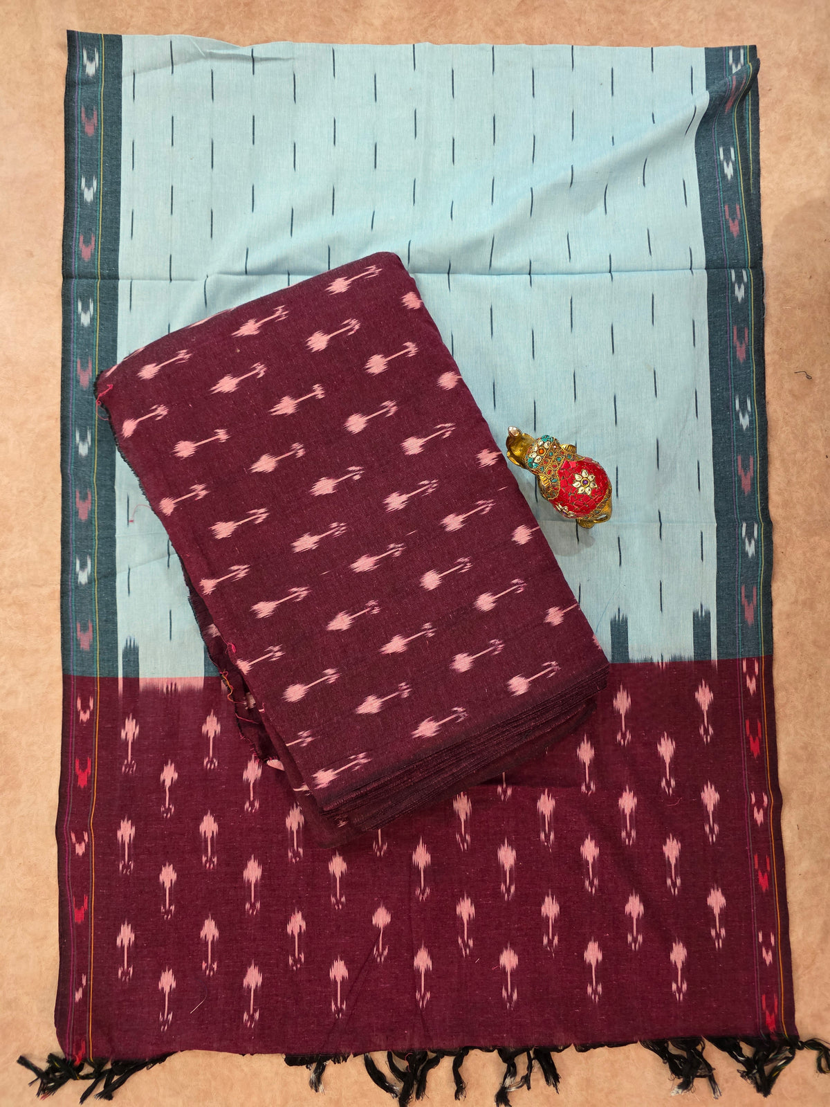Pochampally ikkat cotton set -WW309