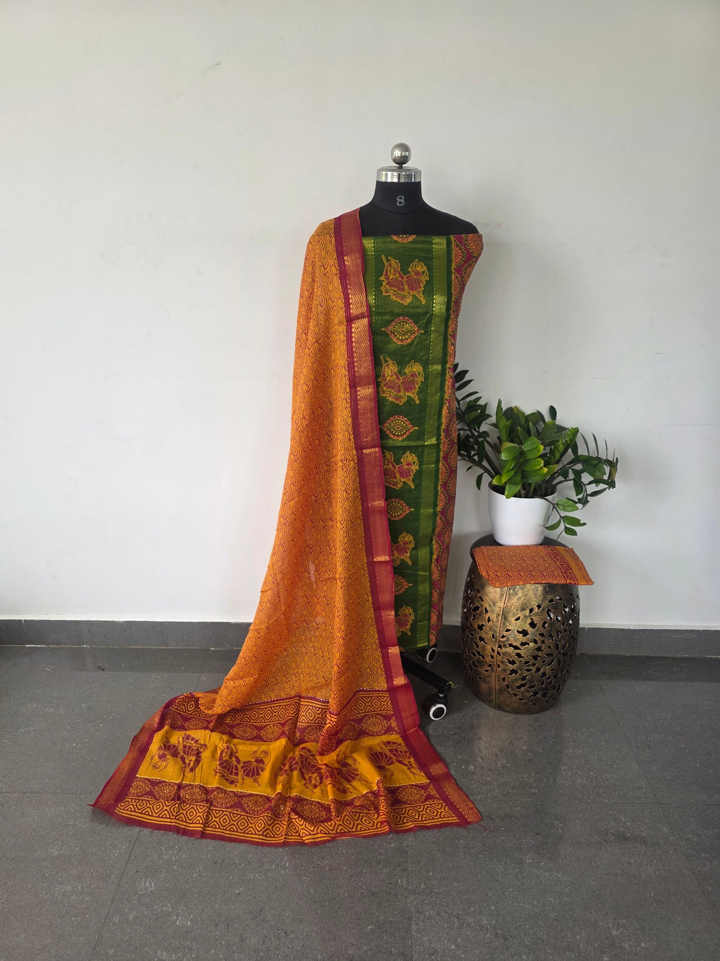 Premium Banarasi cotton set - CLA241