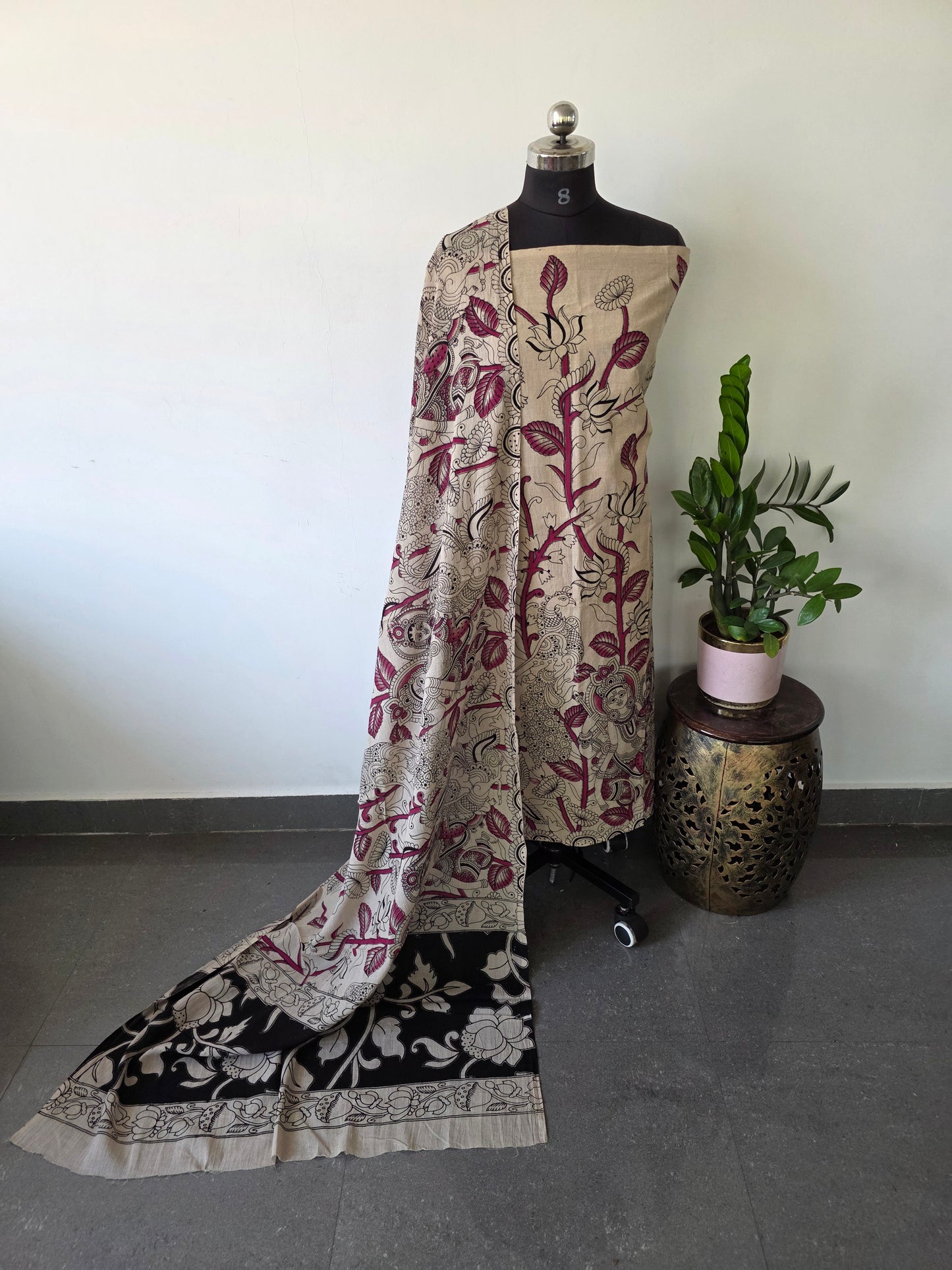 Pure kalamkari cotton salwar ( 2 pc set ) - AK125
