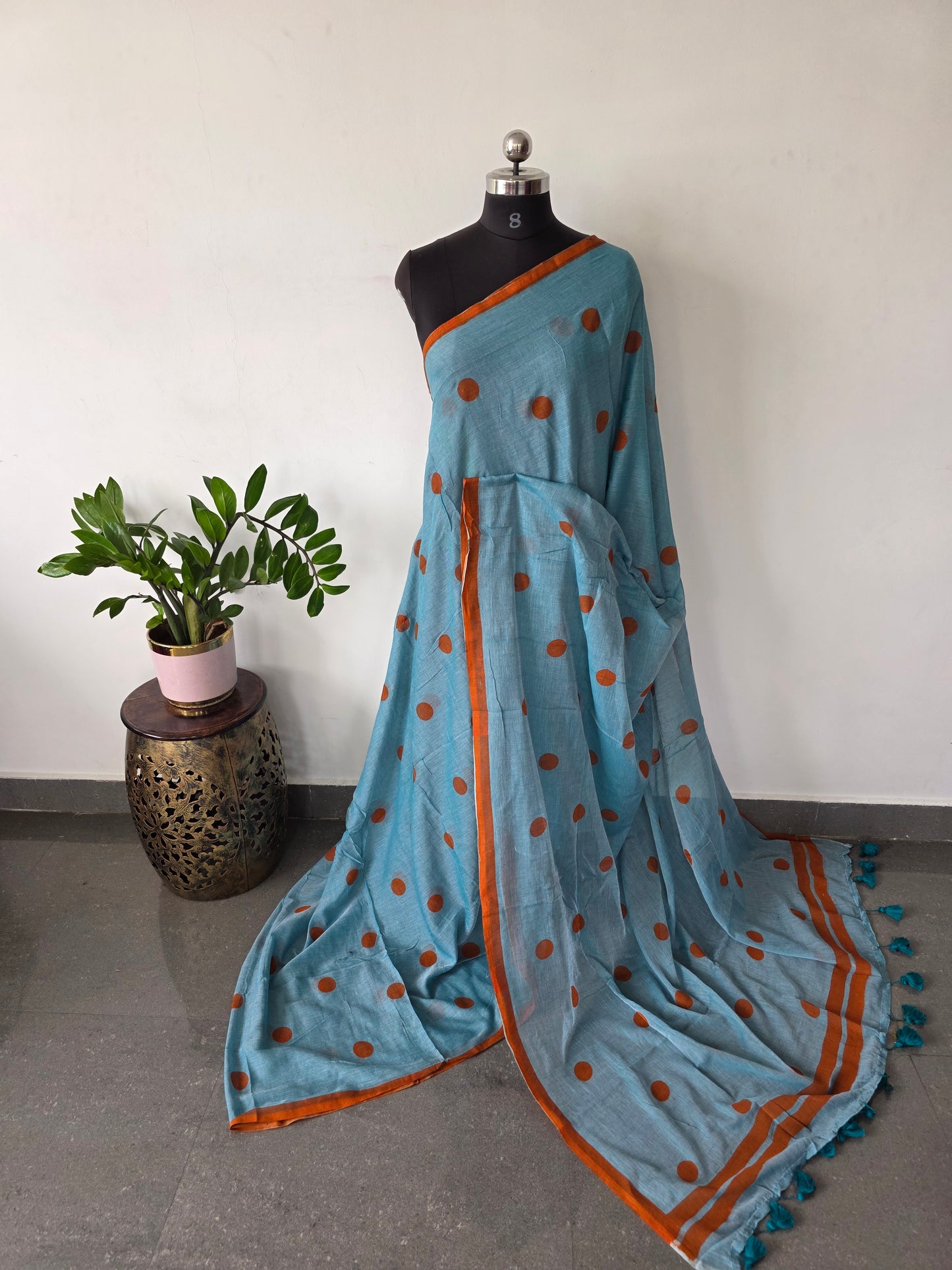 Malai cotton West Bengal saree - BB506