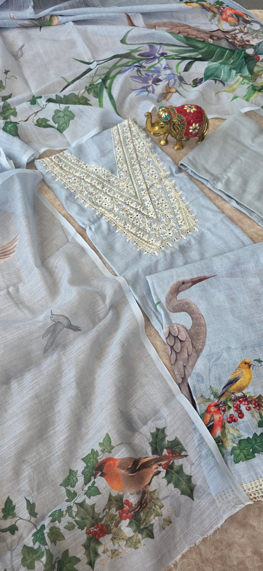 Premium linen cotton set - linen 2