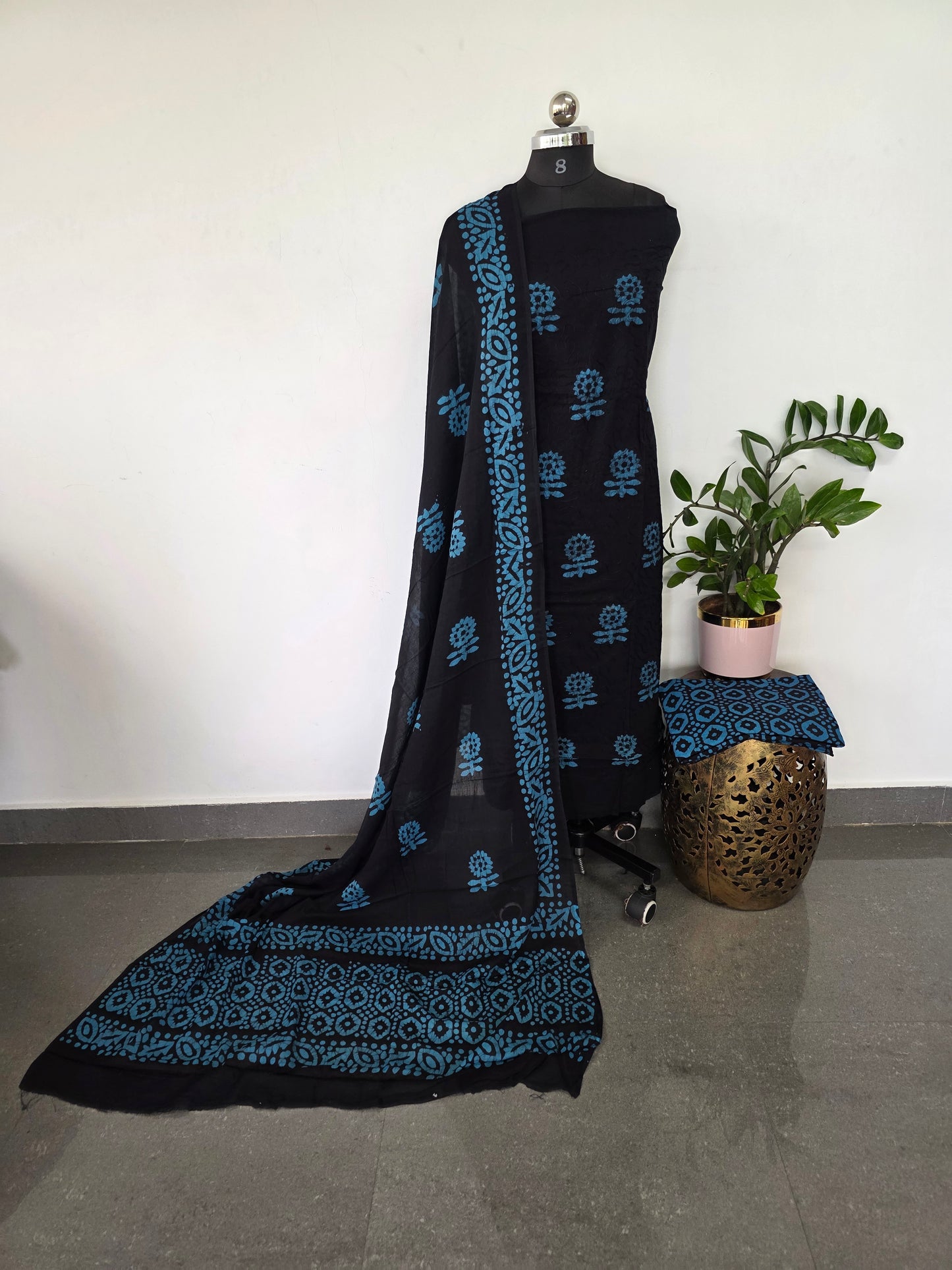 Embroidery batik cotton set - BA388