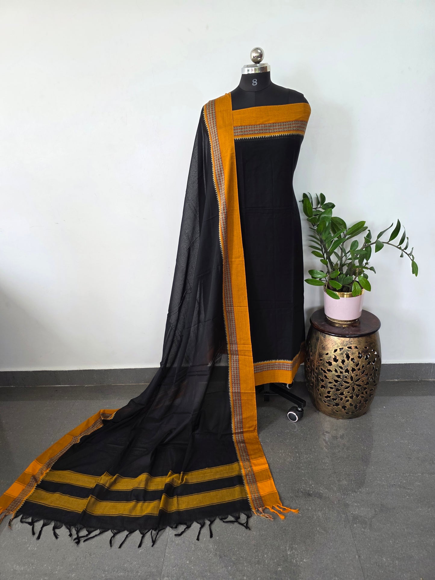 Mercerised narayanapet salwar set (4.5 meters)- NA413
