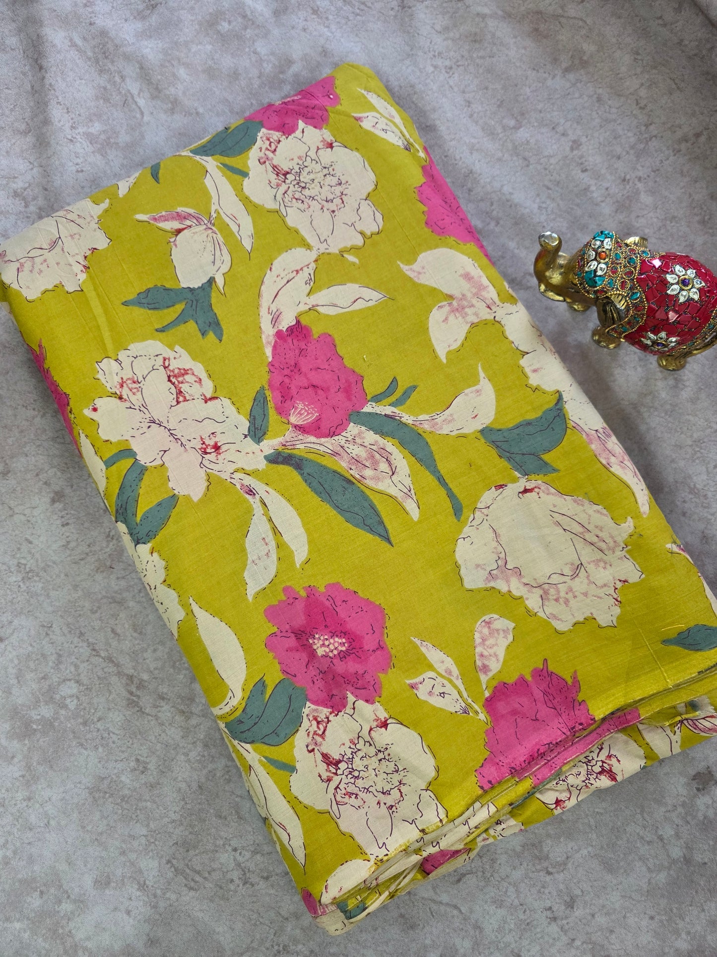 Jaipuri pure cotton running material -JA963