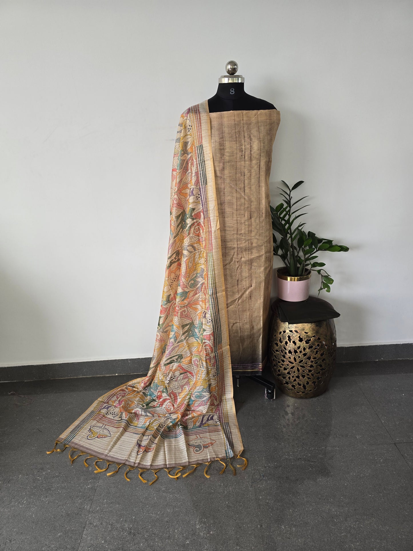 Premium tussar silk set - POS25