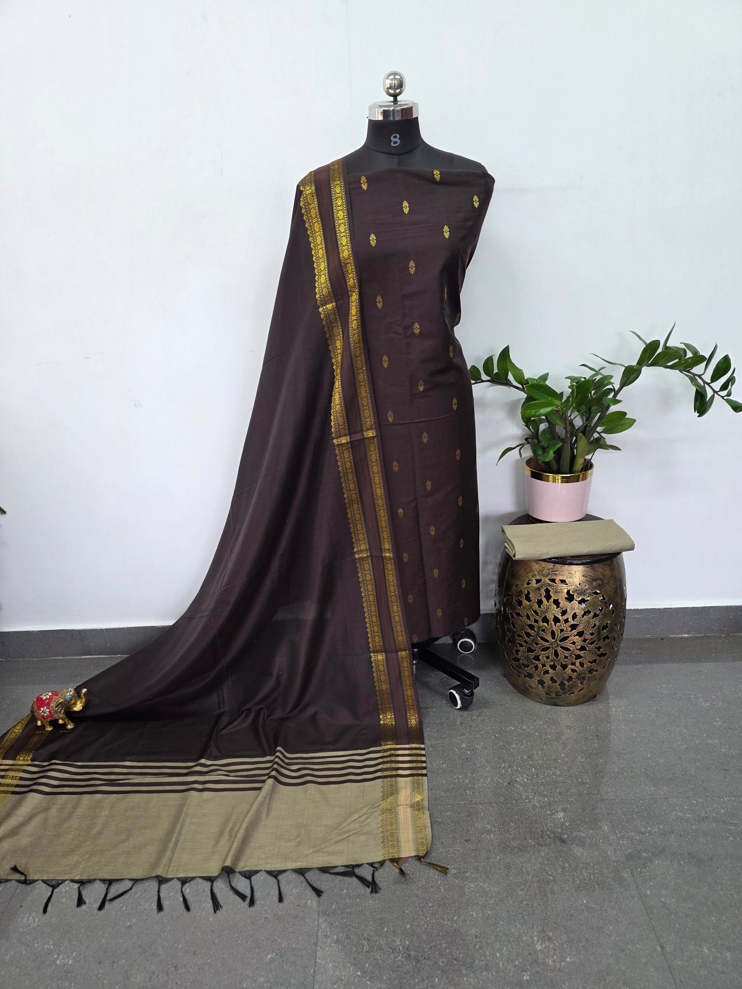 Softy silk jari butta set - RW25