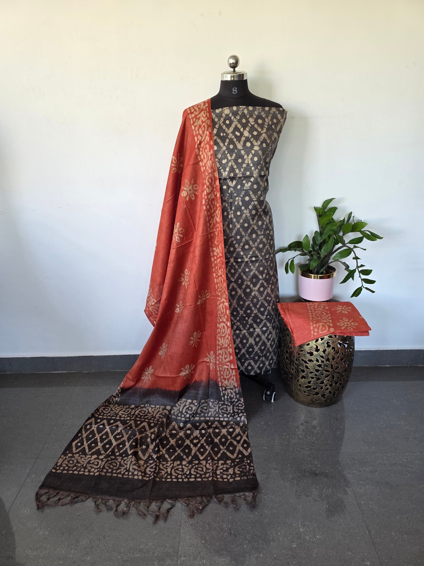 Bhagalpuri batik salwar set - BA185