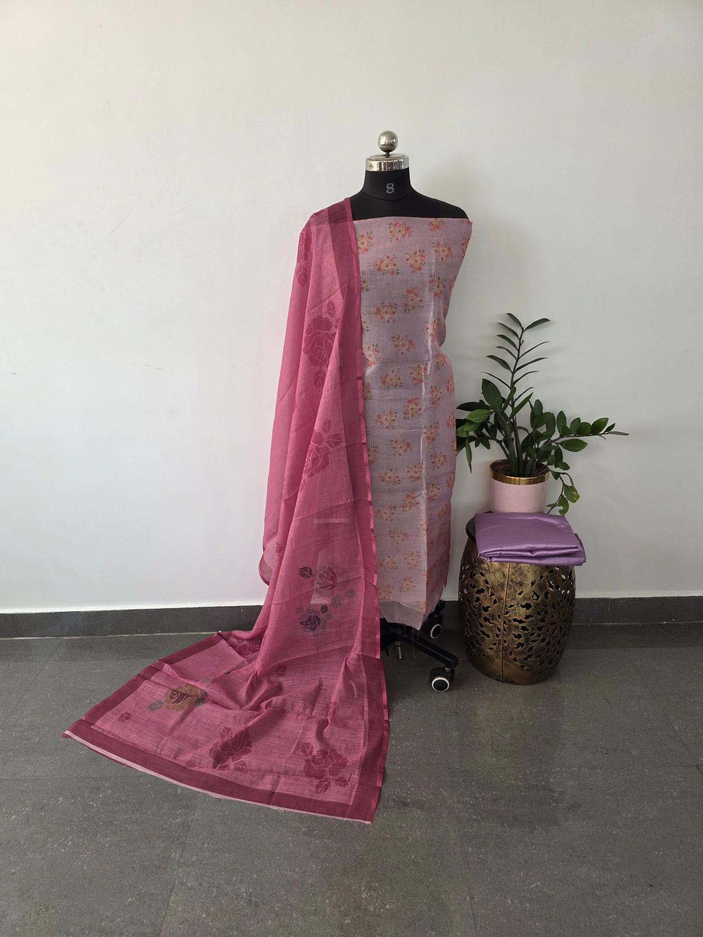 Fancy tissue silk set - 23