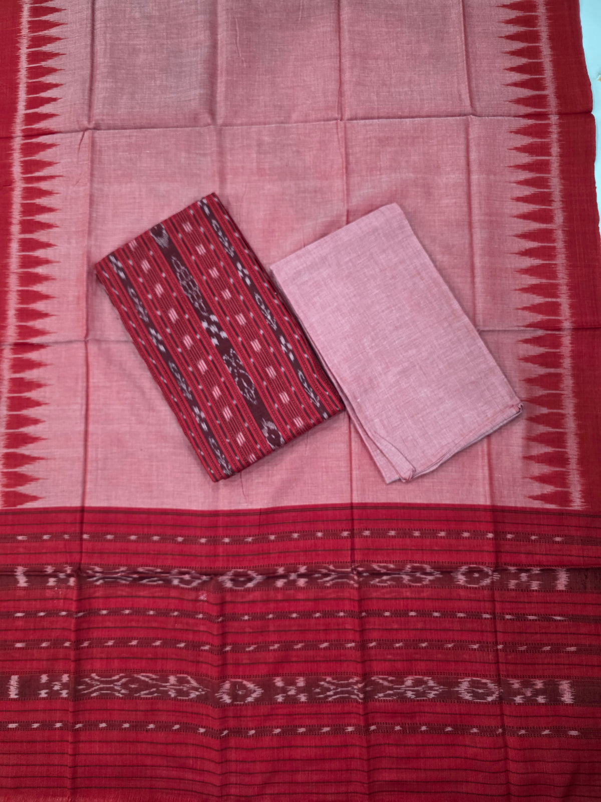 Sambalpuri ikkat cotton (3pc) salwar set -WW690