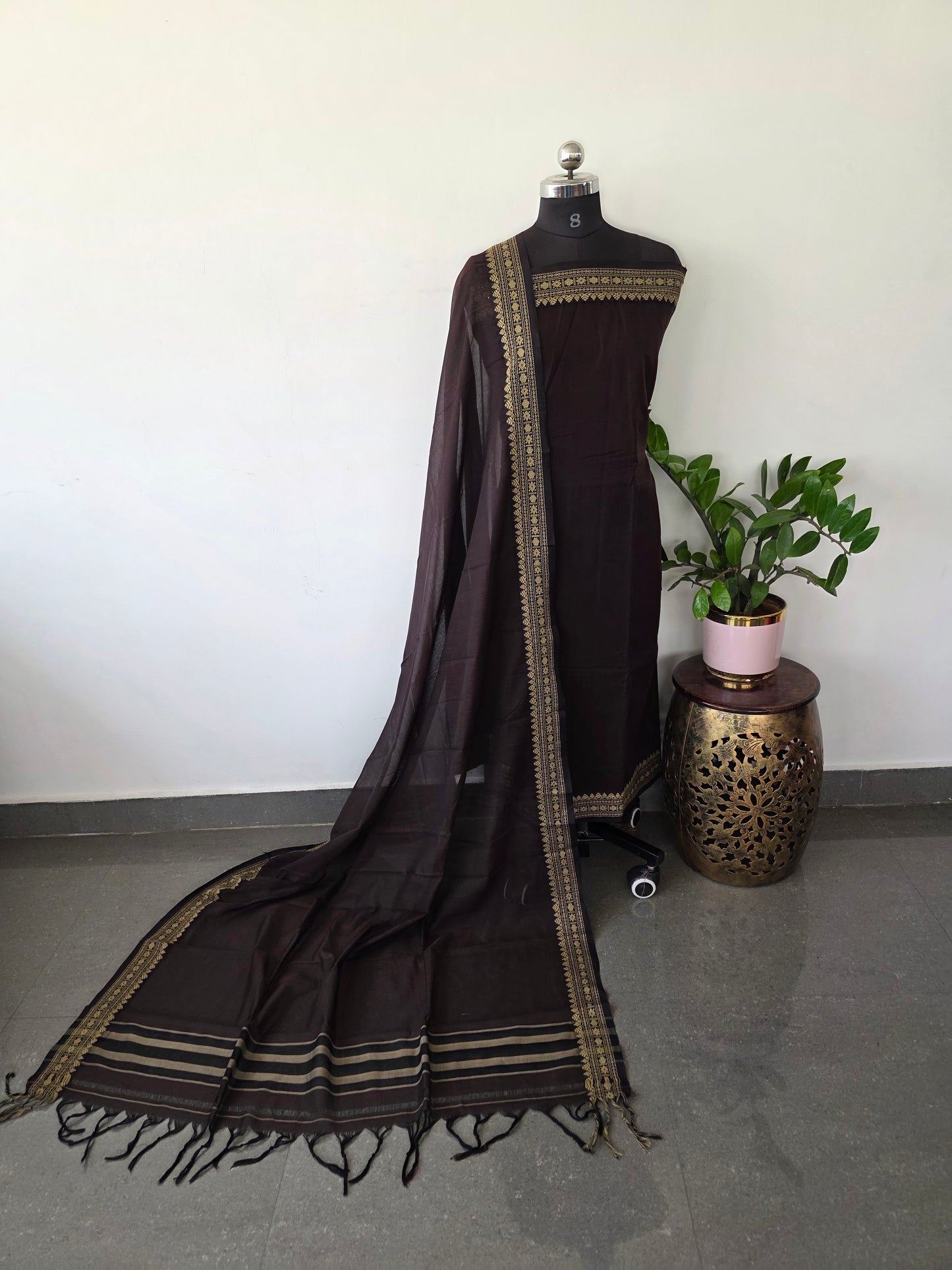 Mercerised narayanapet salwar set (4.5 meters)- NA181