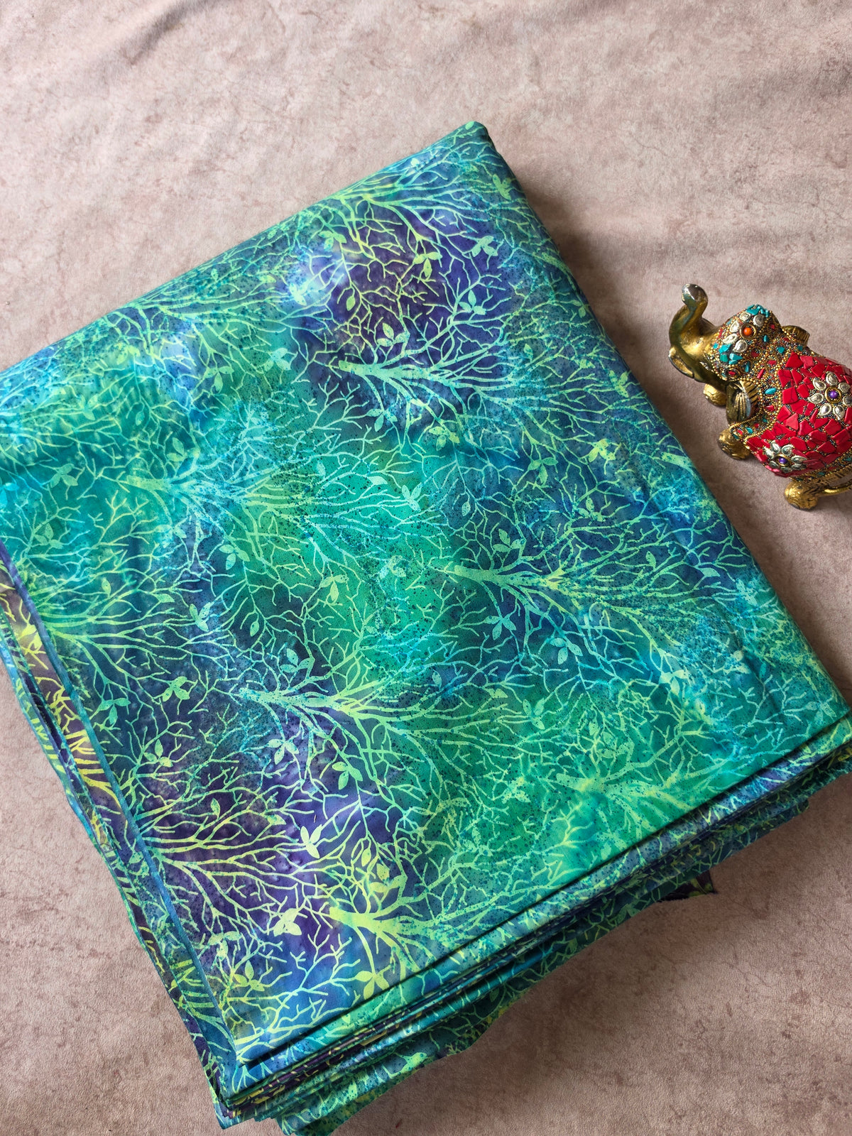 Handcrafted batik cotton running material -HB62