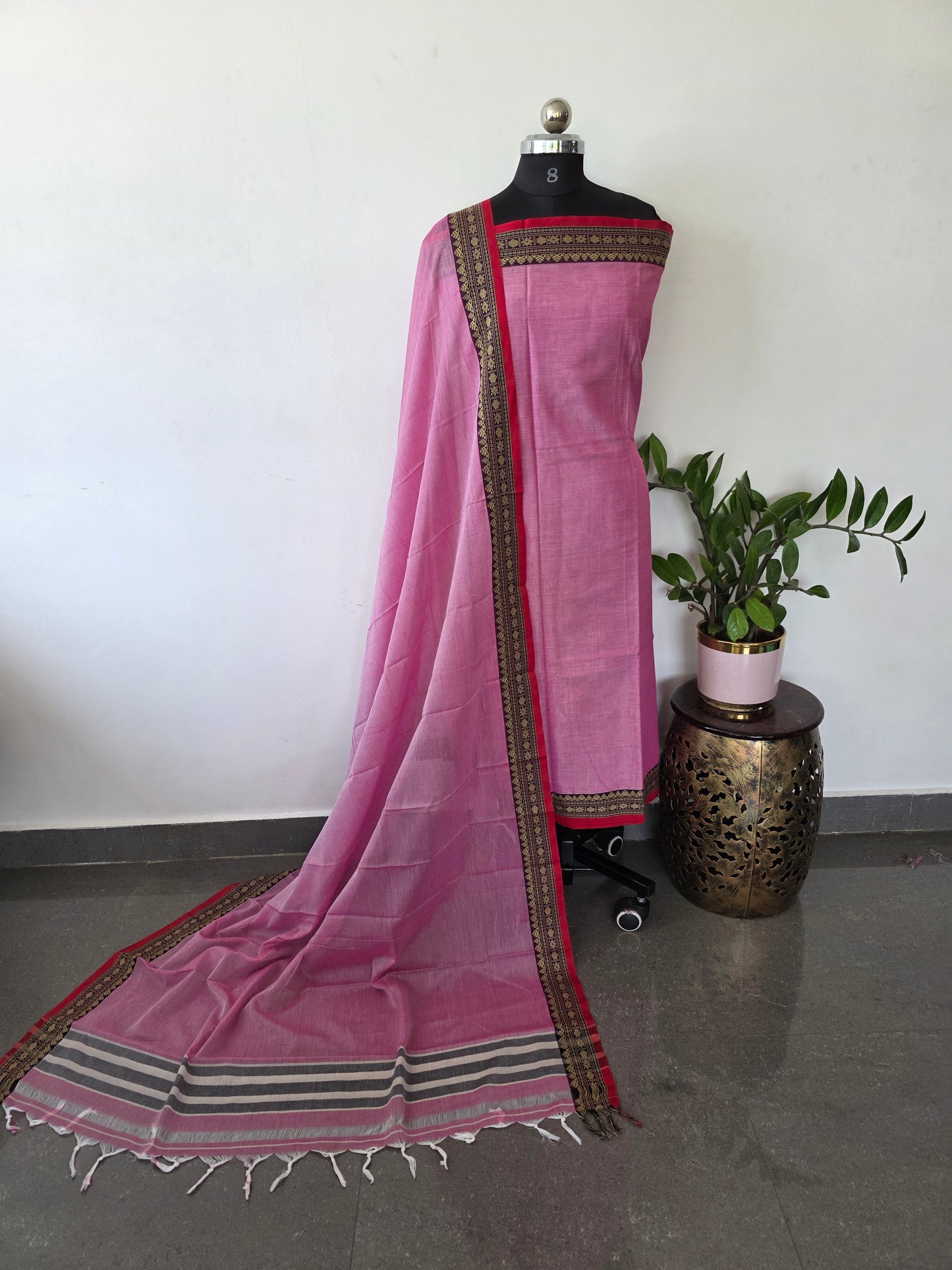 Mercerised narayanapet salwar set (4.5 meters)- NA347
