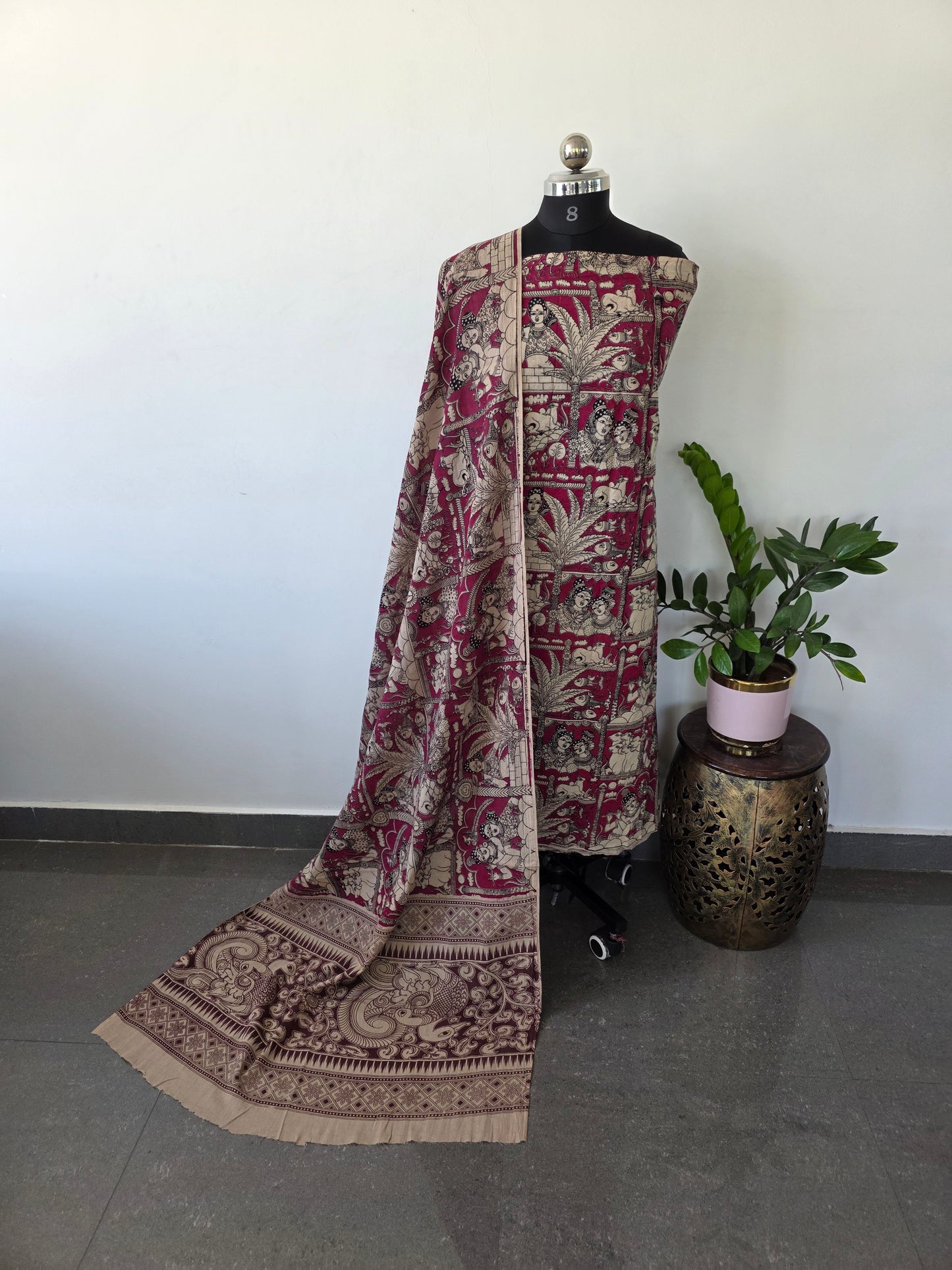 Pure kalamkari cotton salwar ( 2 pc set ) - ES30