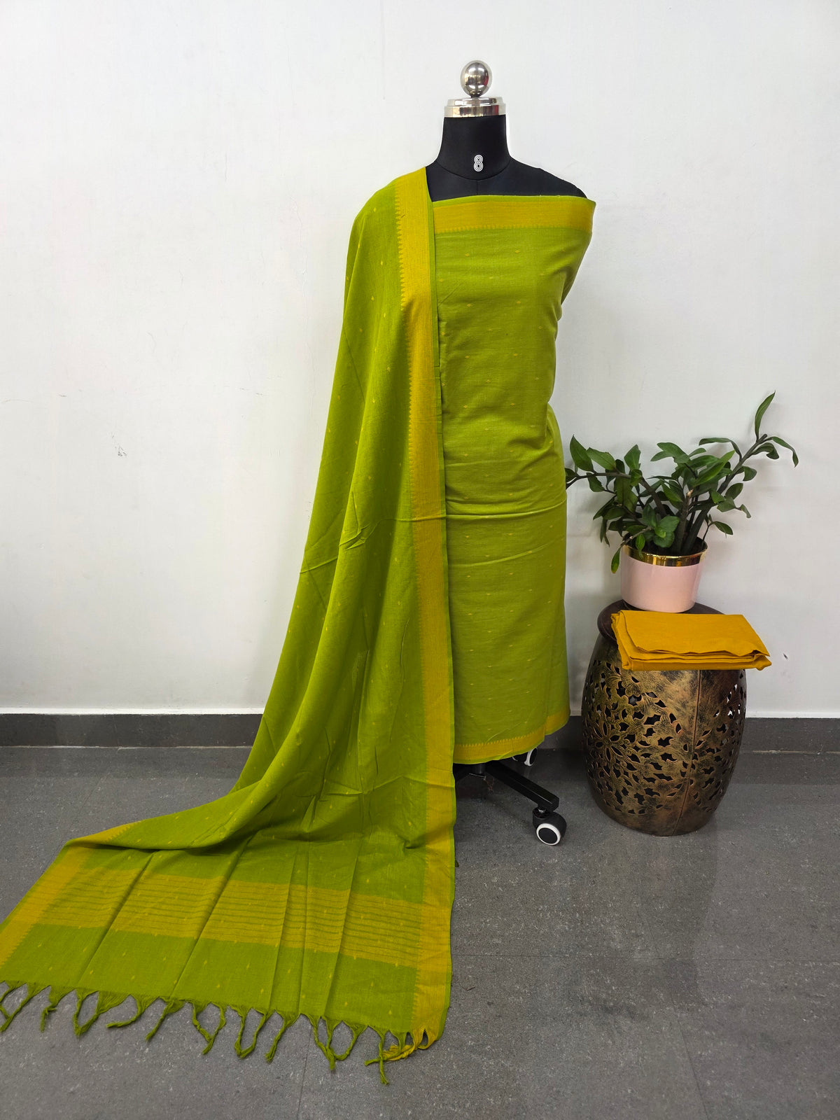 Prewashed south cotton jacquard weave set - HA115