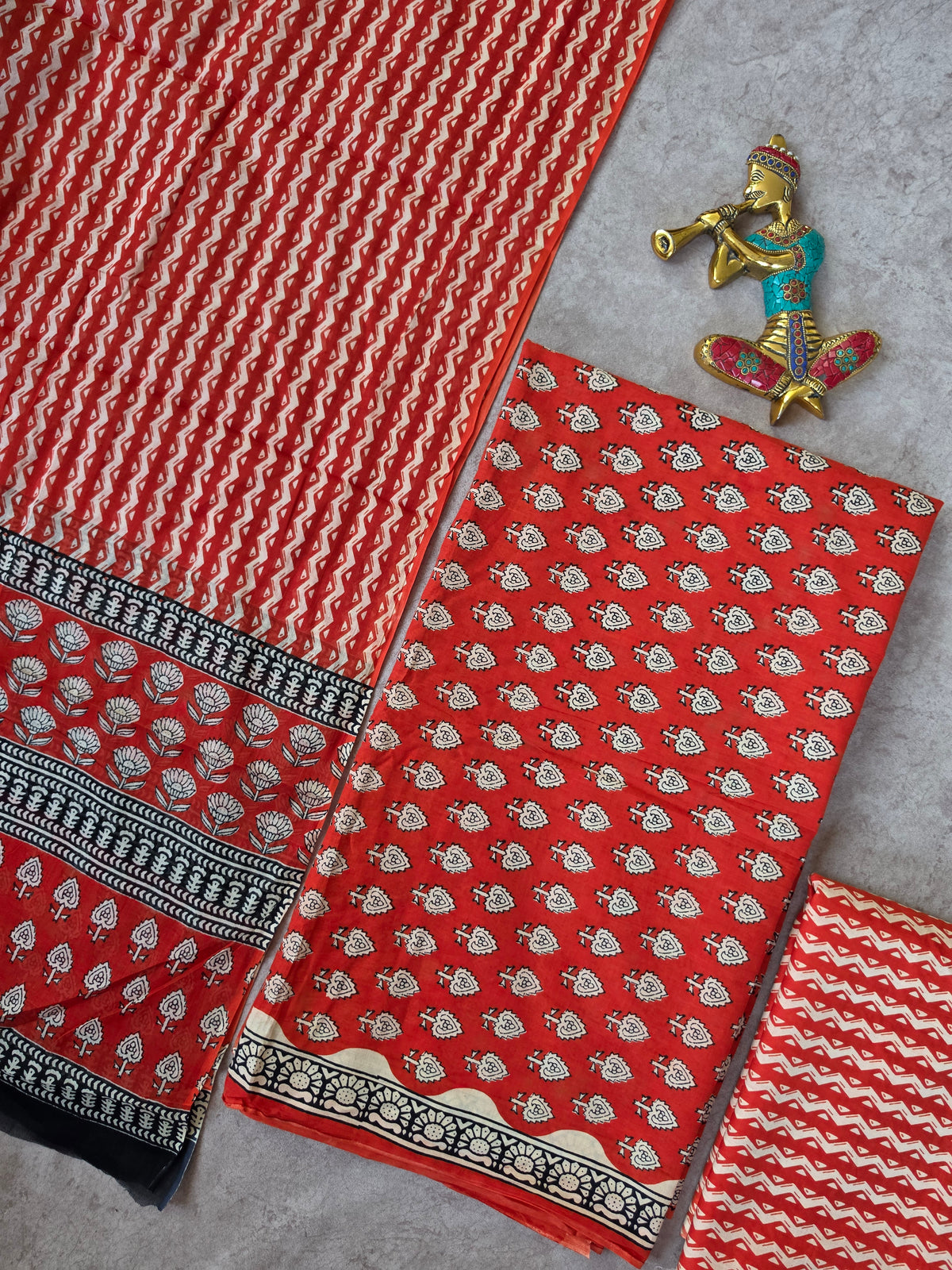 Jaipuri cotton salwar set - JA607