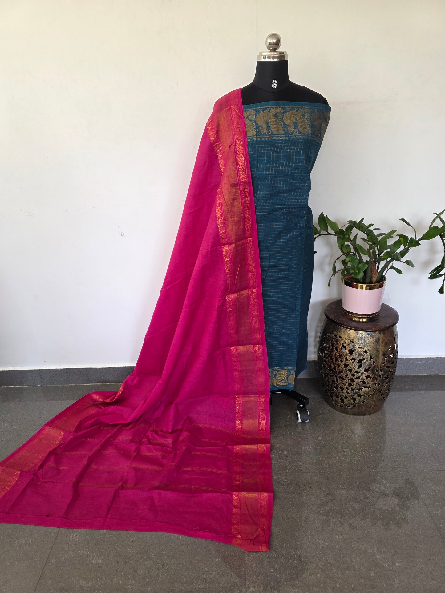 Sungudi zari kattam salwar set -DM73