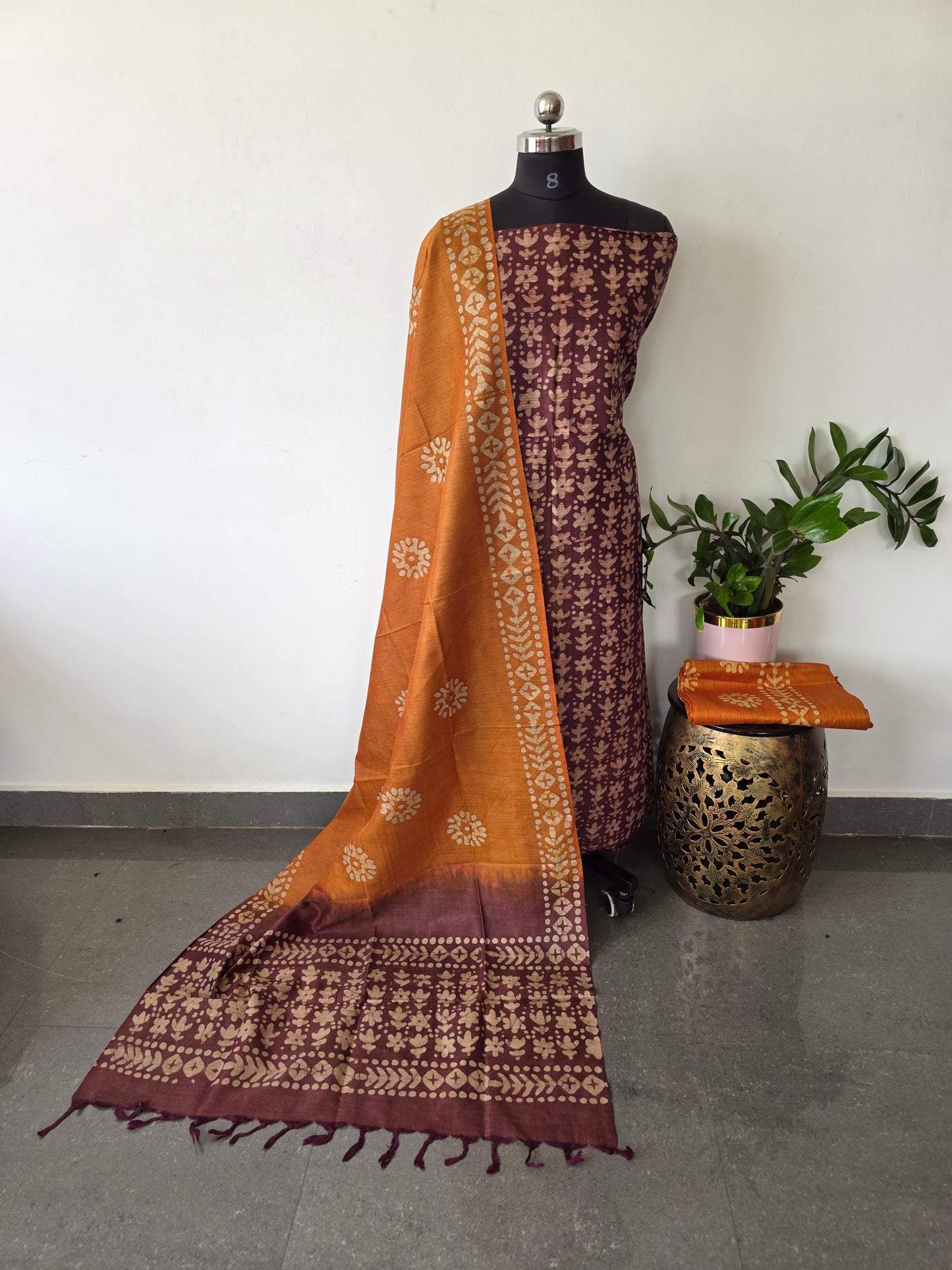 Bhagalpuri batik salwar set - BA463