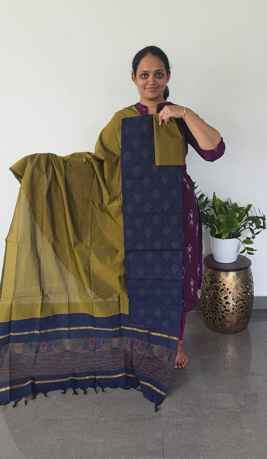 Pochampally sico full ikkat set - SA61