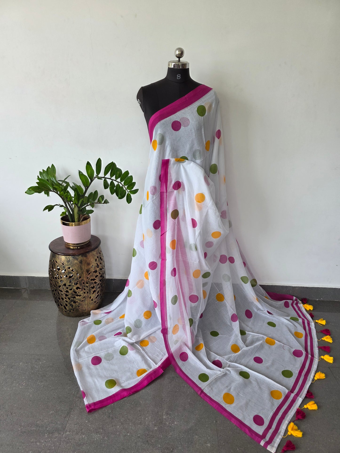 Malai cotton West Bengal saree - BB516