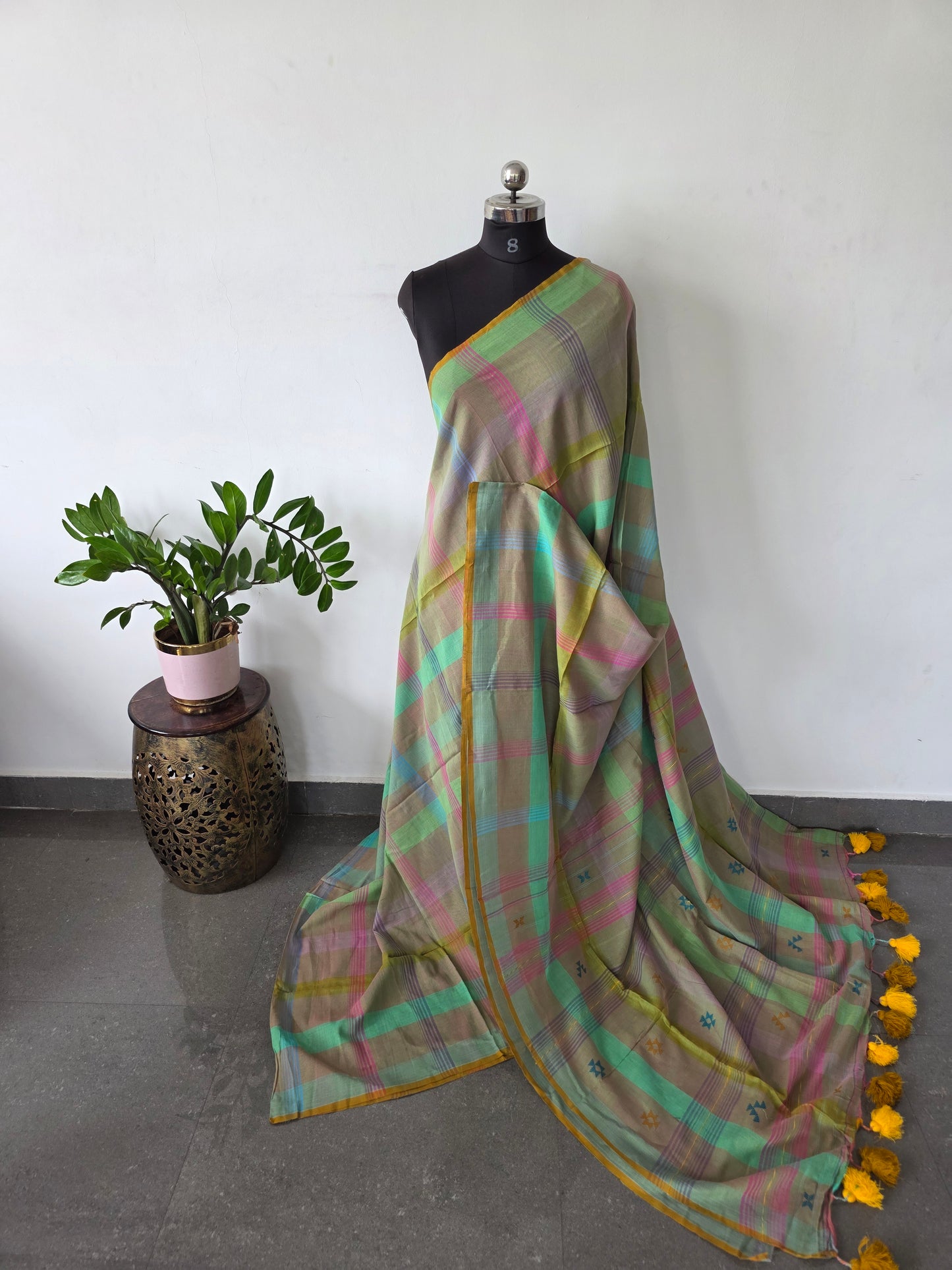 Malai cotton West Bengal saree - BB531