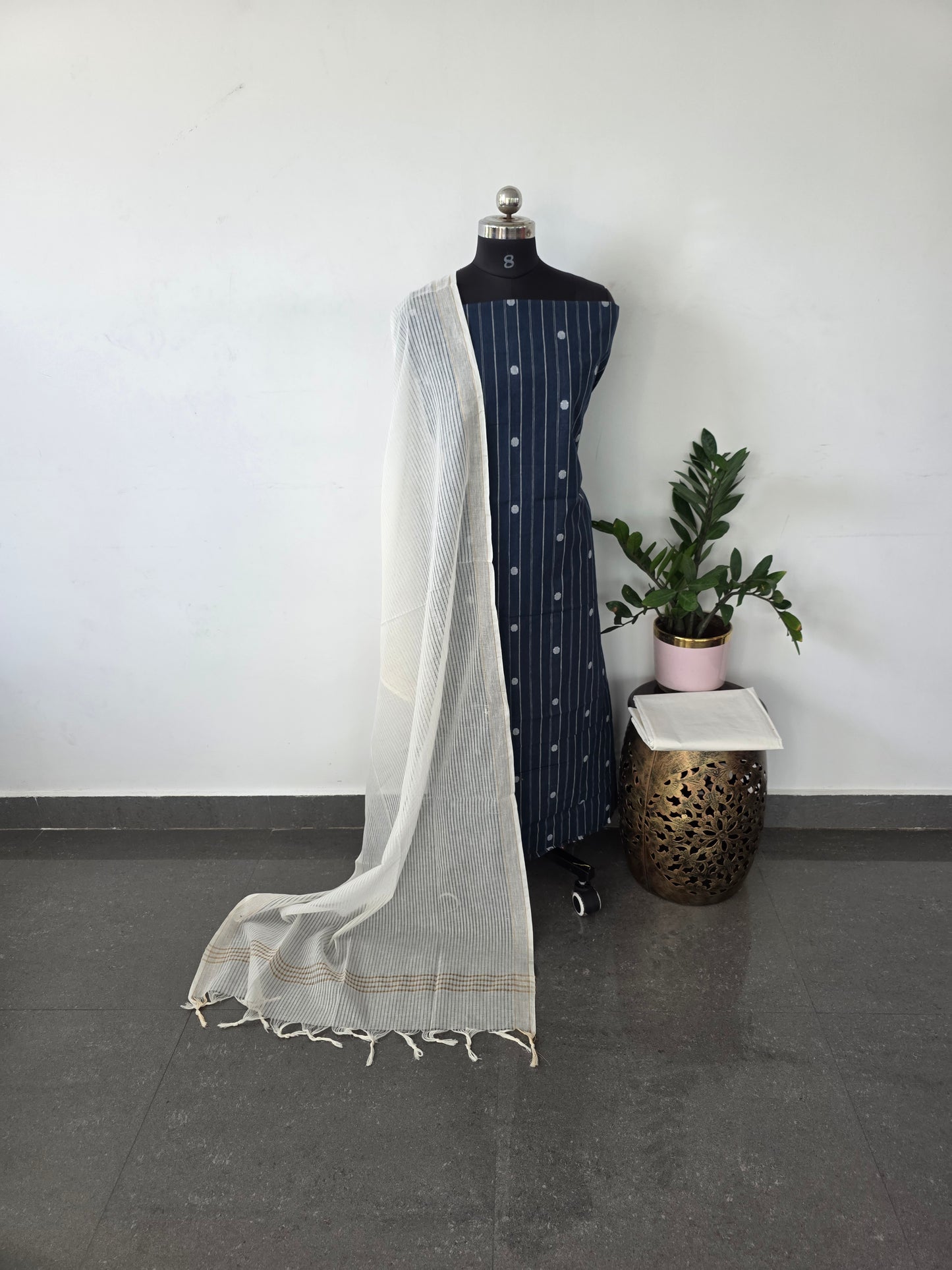 Pure handloom cotton set  - WH27