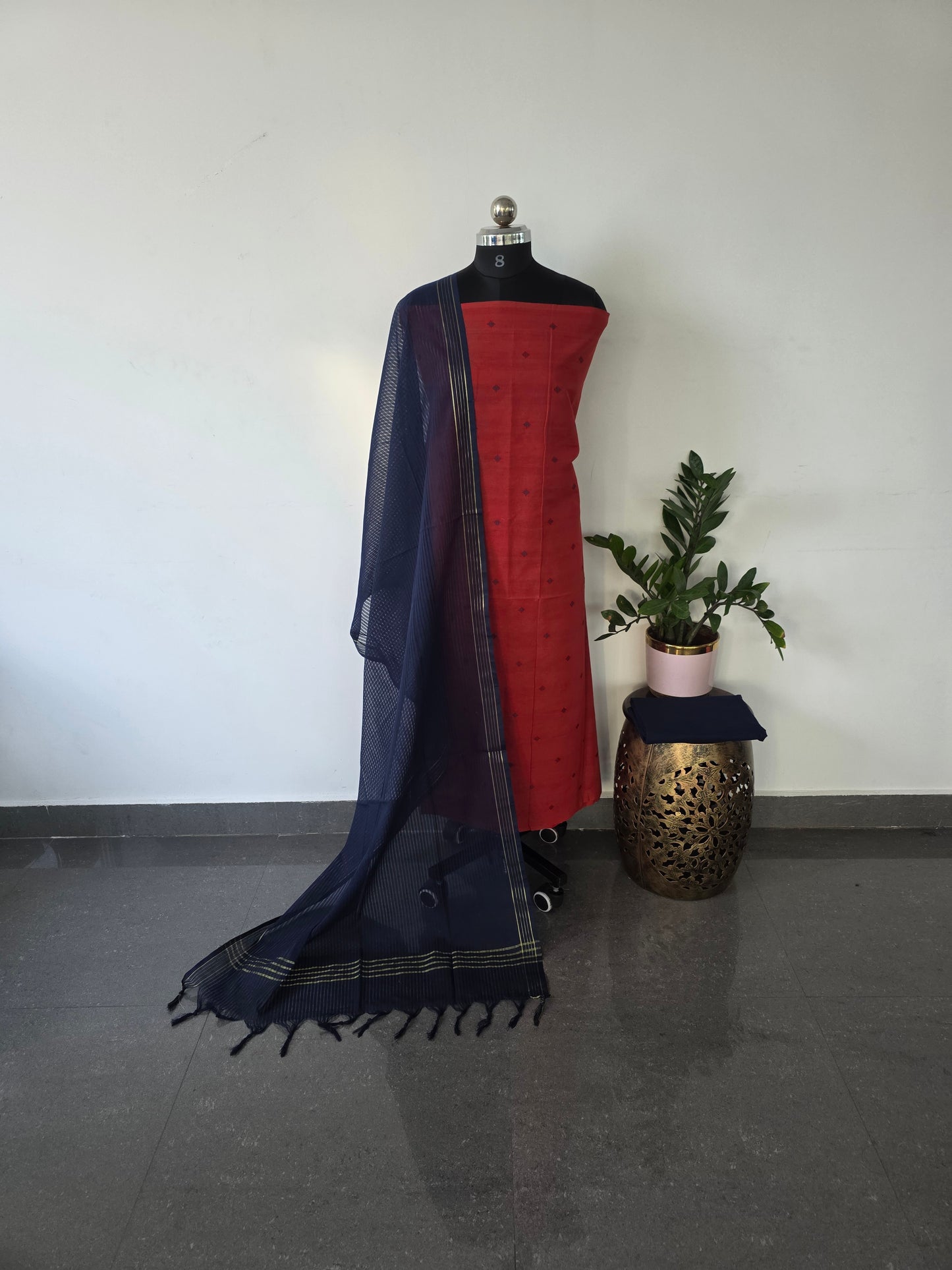 Pure handloom cotton set  - WH14