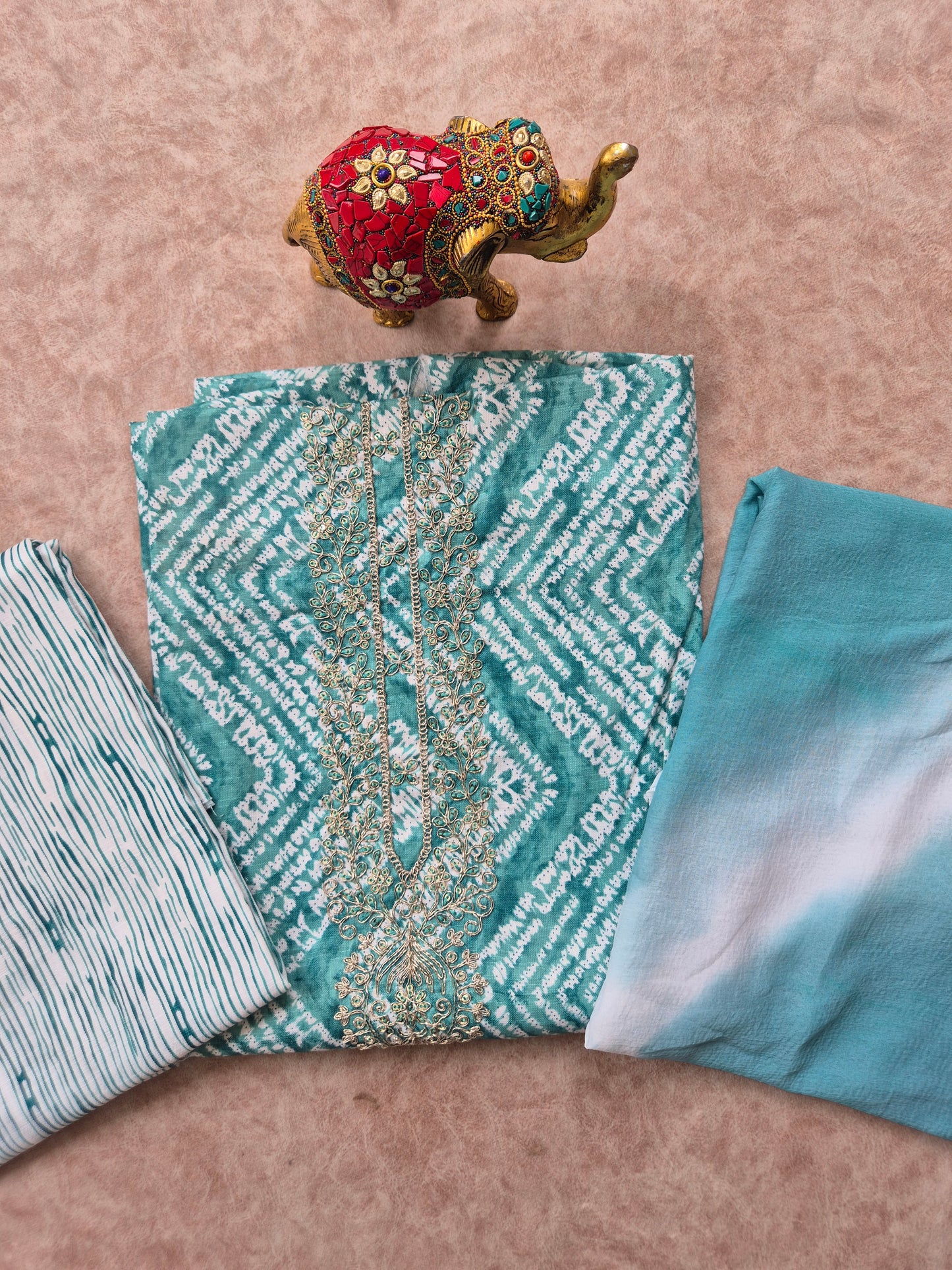 Slub cotton set - D78