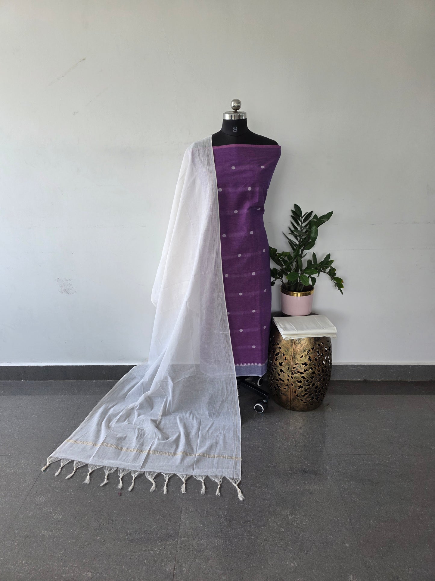 Pure handloom cotton set - H18