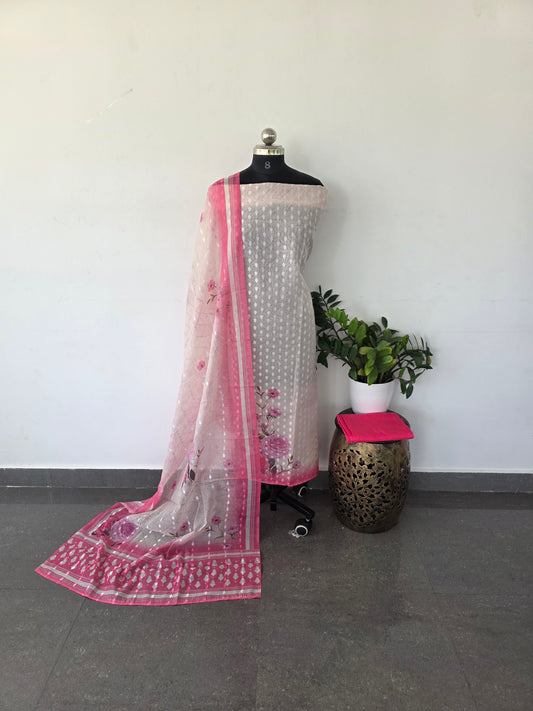 Soft fancy embroidery silk set - DS31