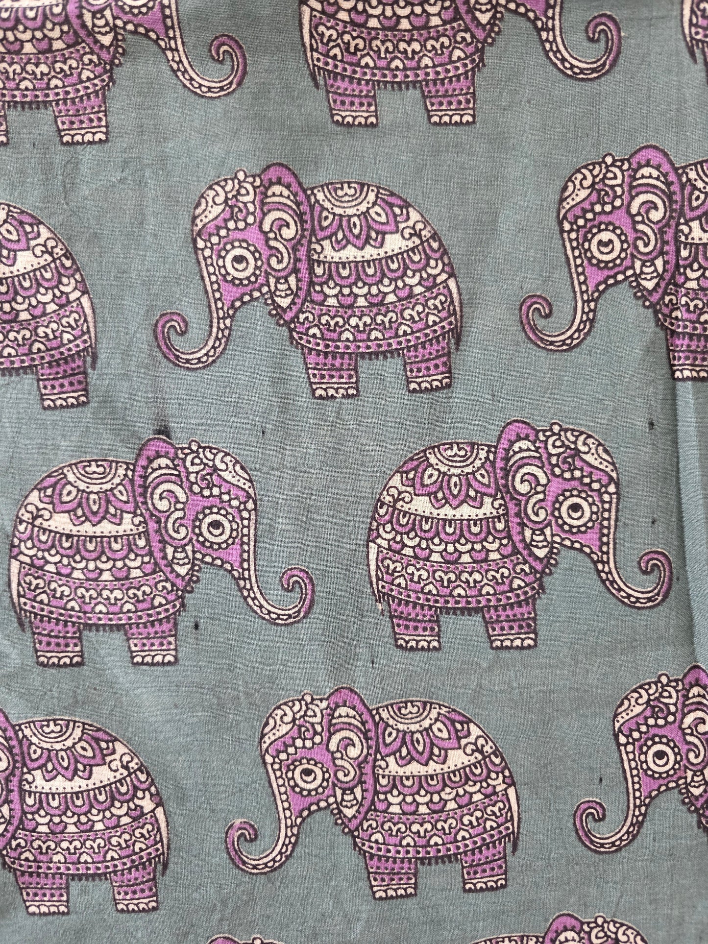 Pure Kalamkari Cotton Salwar Set (2.50 Metres) - Ak352