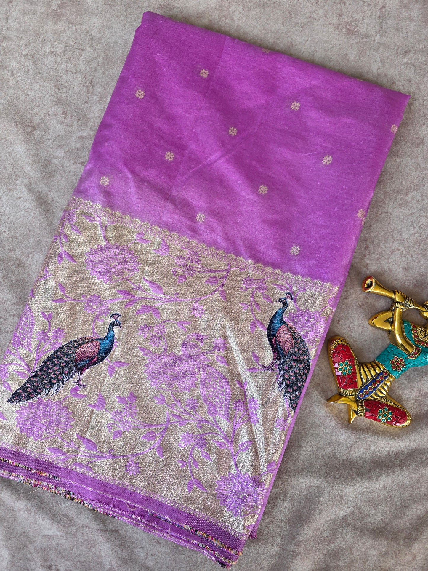 Premium dola silk paithani running material - PRM8