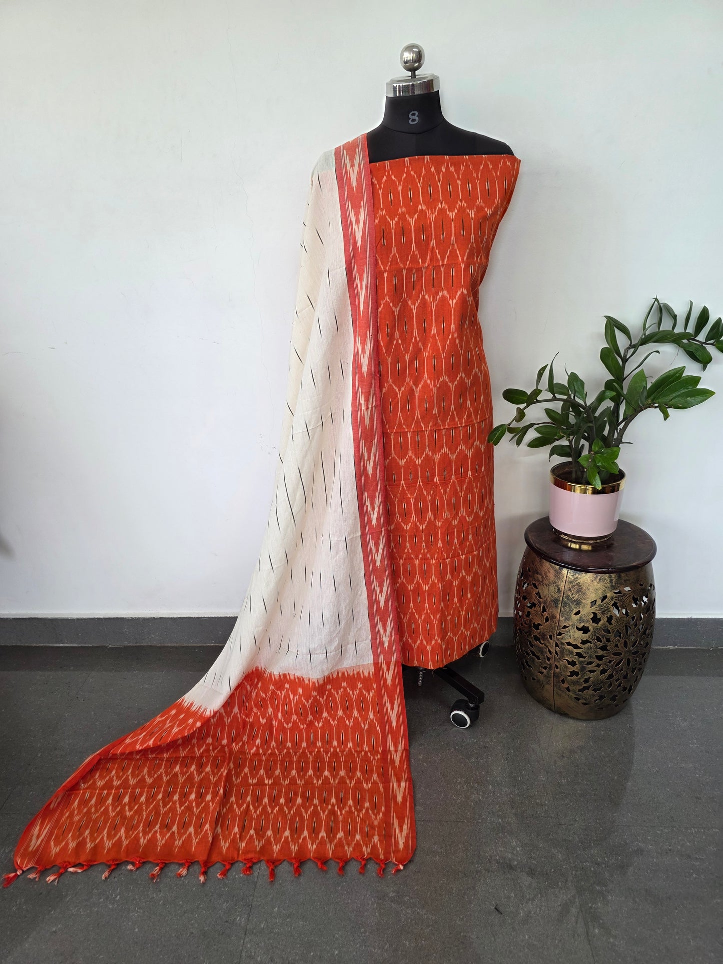 Pochampally ikkat cotton set - KK170
