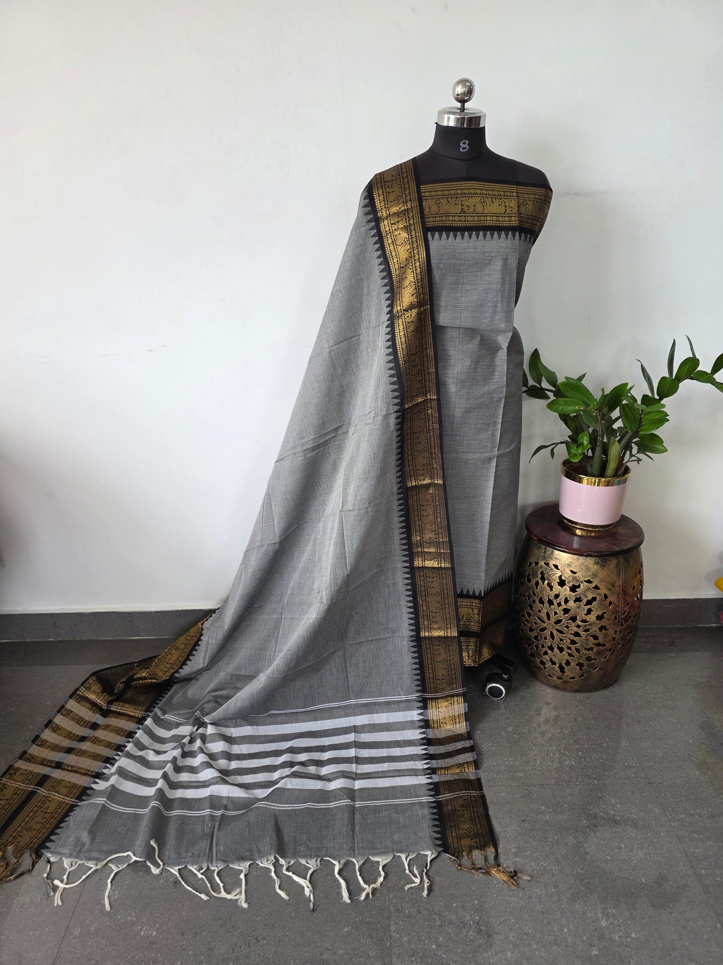 Premium kanchi cotton salwar 2 pc set -KFS40