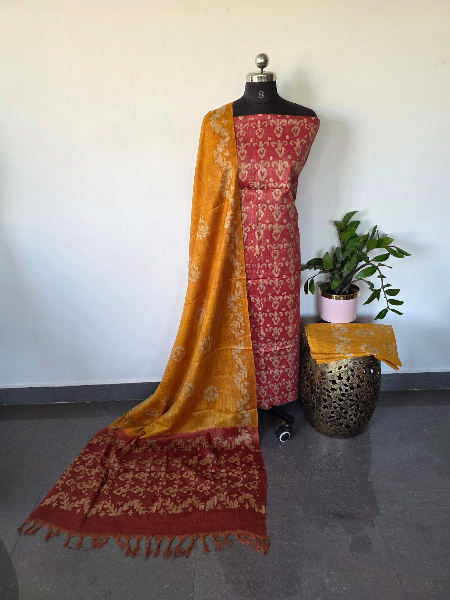 Bhagalpuri batik salwar set - BA183