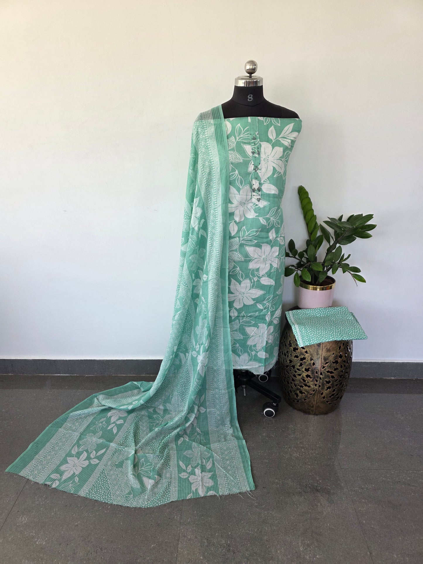 Regular/office wear pure cotton set - RWW14