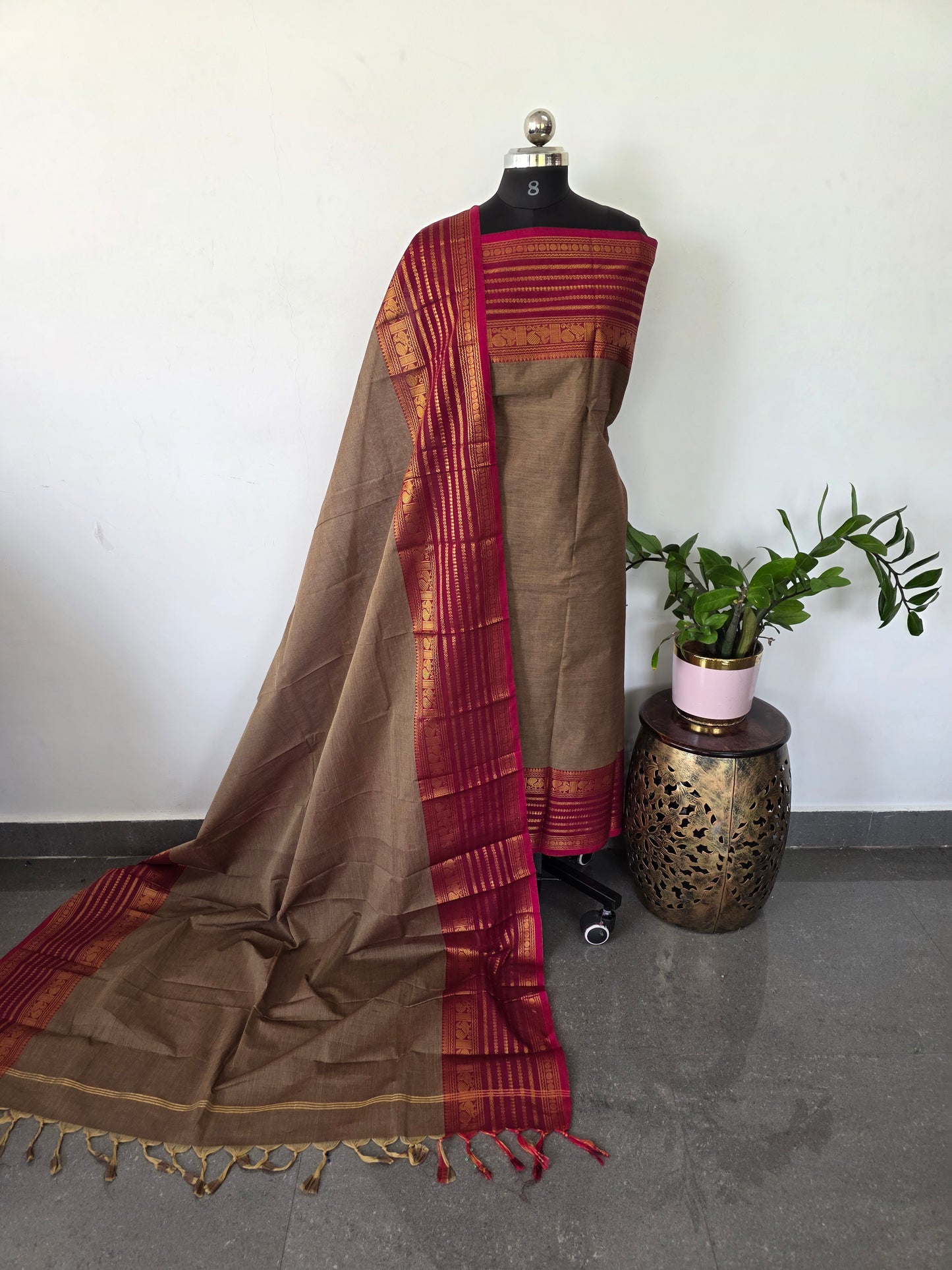 Premium chettinadu cotton salwar set - CK177