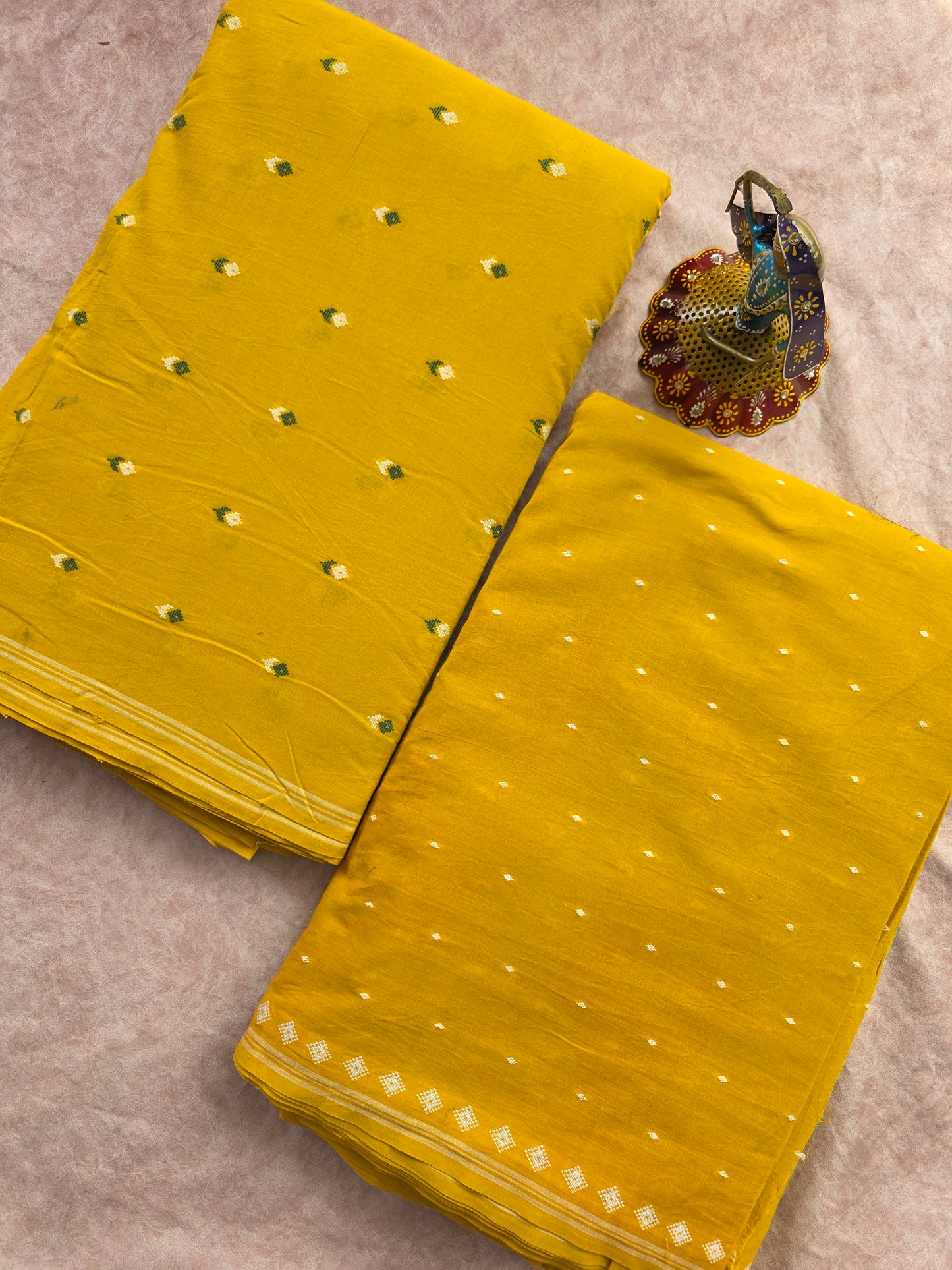 Mercerised cords pure handloom cotton running material ( 5 mtrs ) - CV2