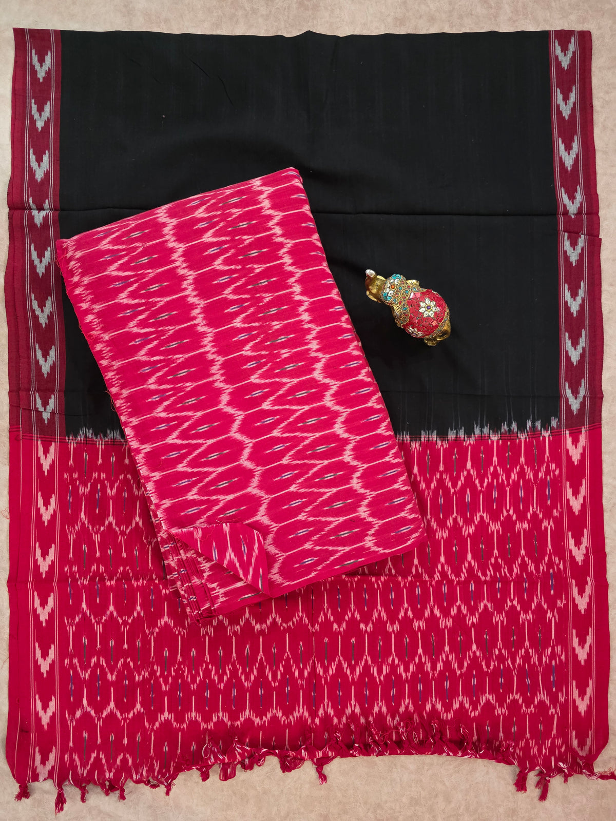 Pochampally ikkat cotton set -WW324