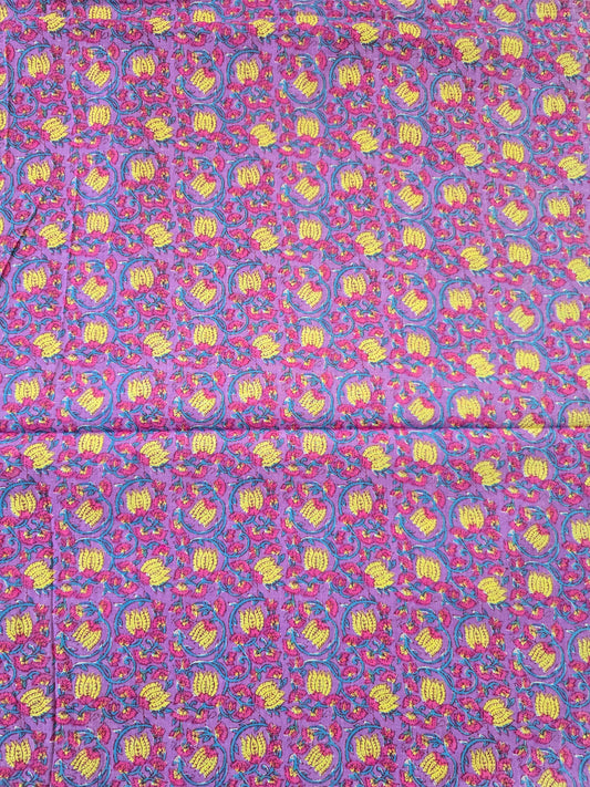 Jaipuri pure cotton running material (0.5 mtrs)-JA341