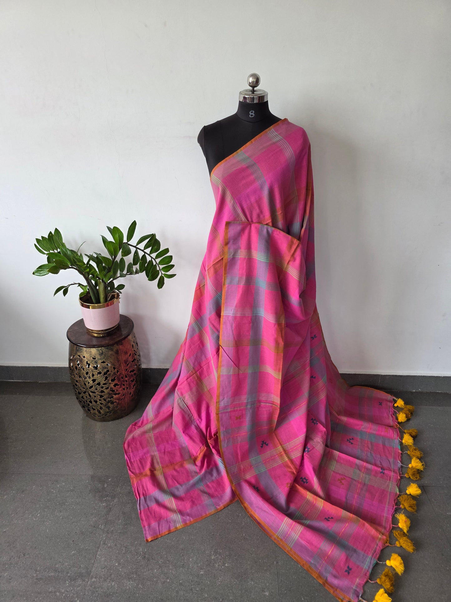 Malai cotton West Bengal saree - BB529