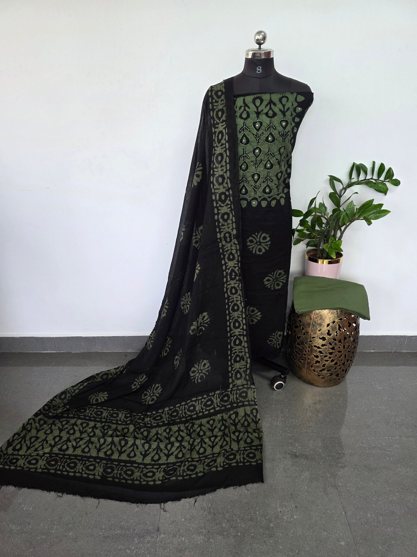 Batik pure cotton salwar set - BA395
