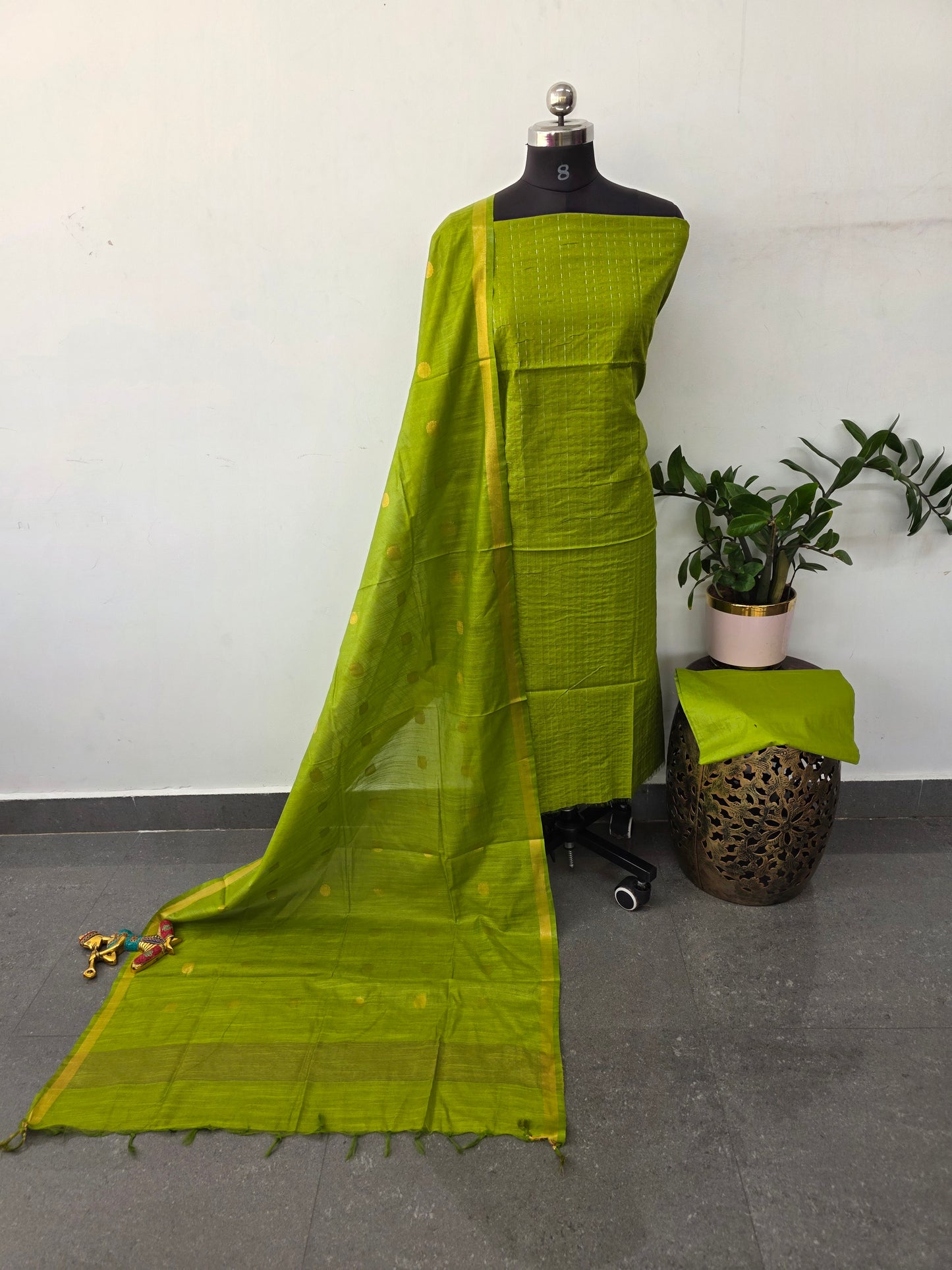 Bhagalpuri katan weaving set - BA546