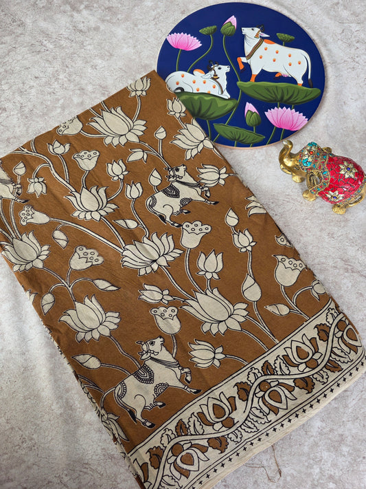 Pure kalamkari cotton saree - KS2