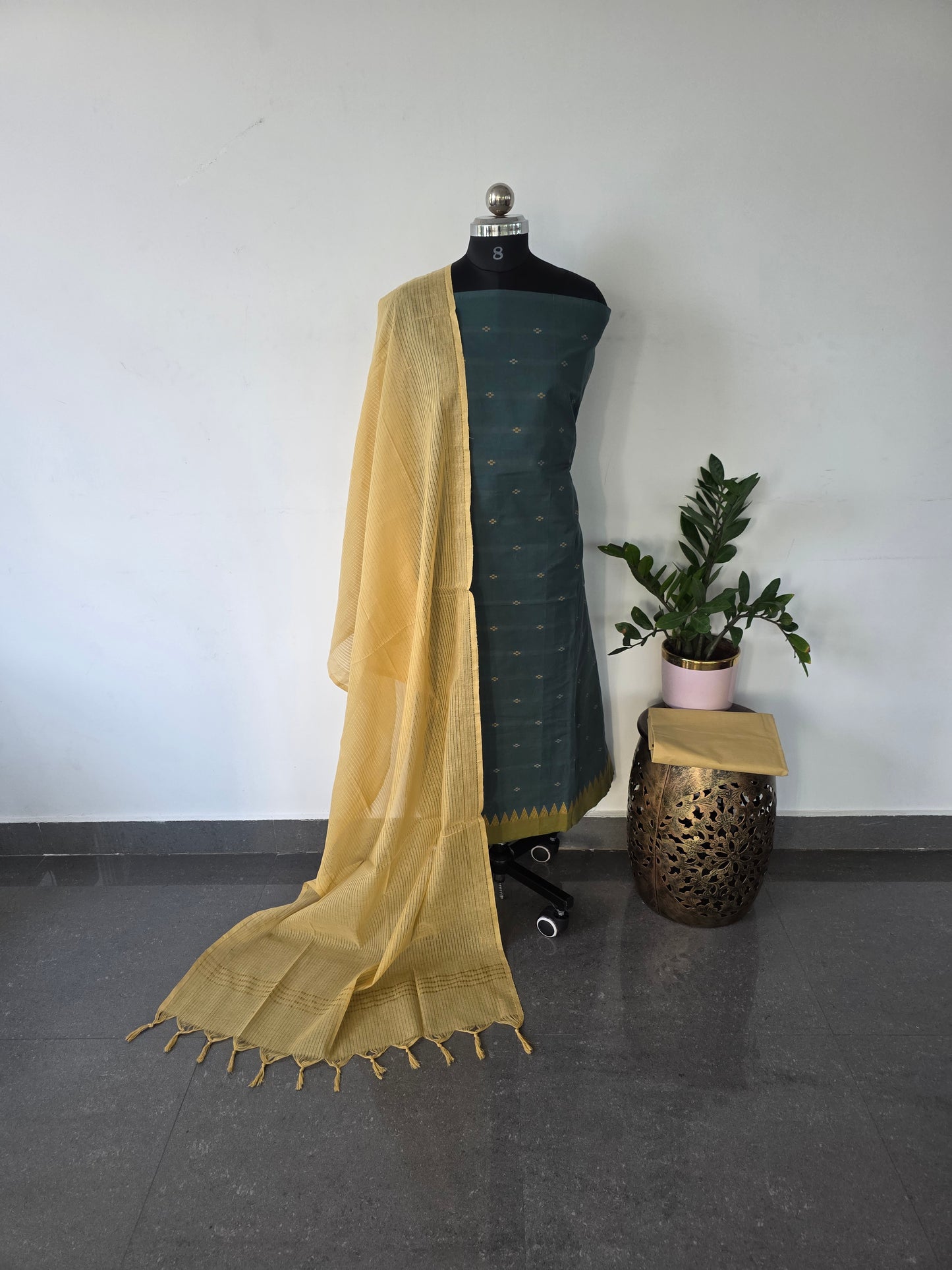 Pure handloom cotton set  - WH10