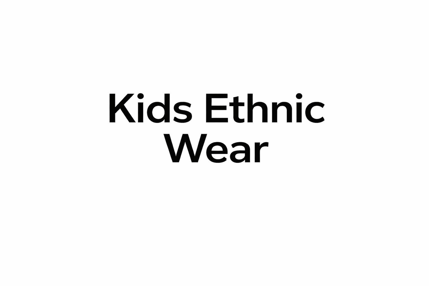 Kids Ethnic Wear