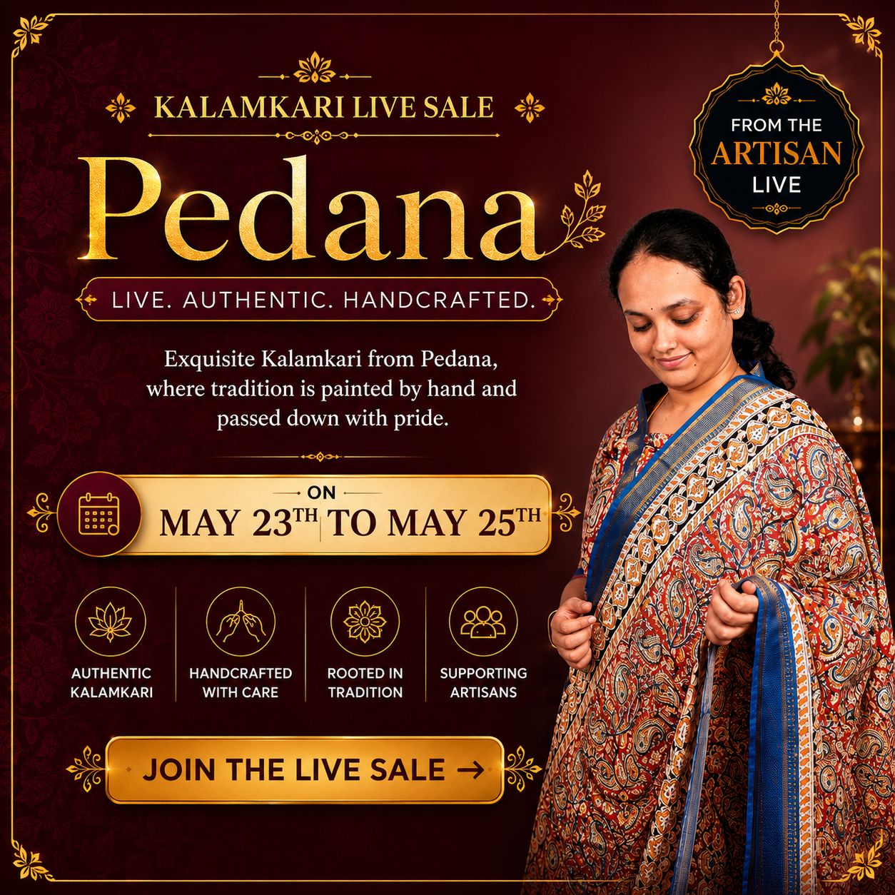 Kalamkari Live Show  - Pedana