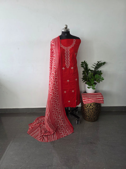Regular/office wear pure cotton set - BF66